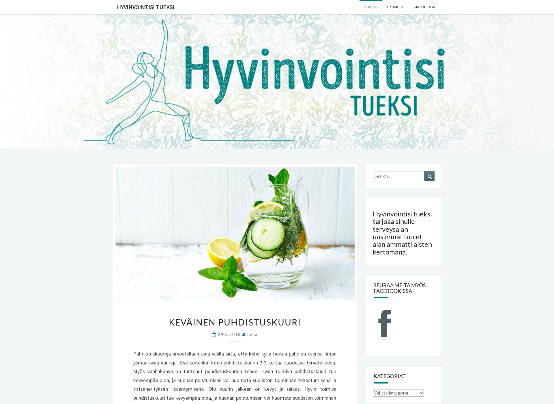 Screenshot for hyvinvointisitueksi.fi