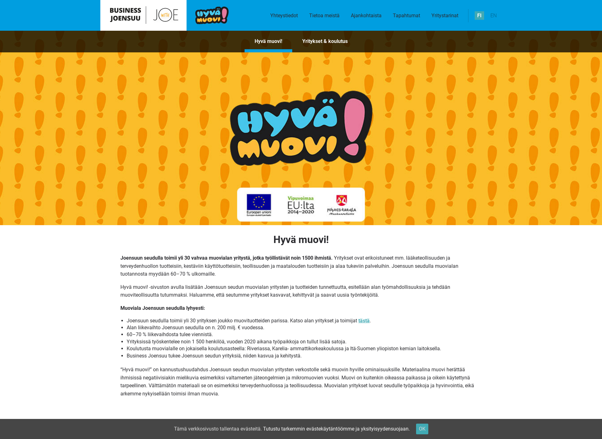 Screenshot for hyvämuovi.fi