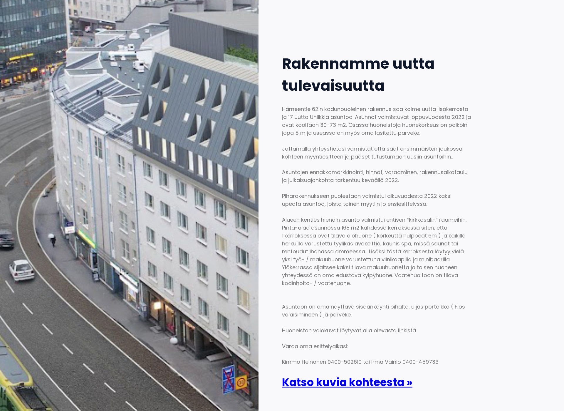 Screenshot for hämeentie62.fi