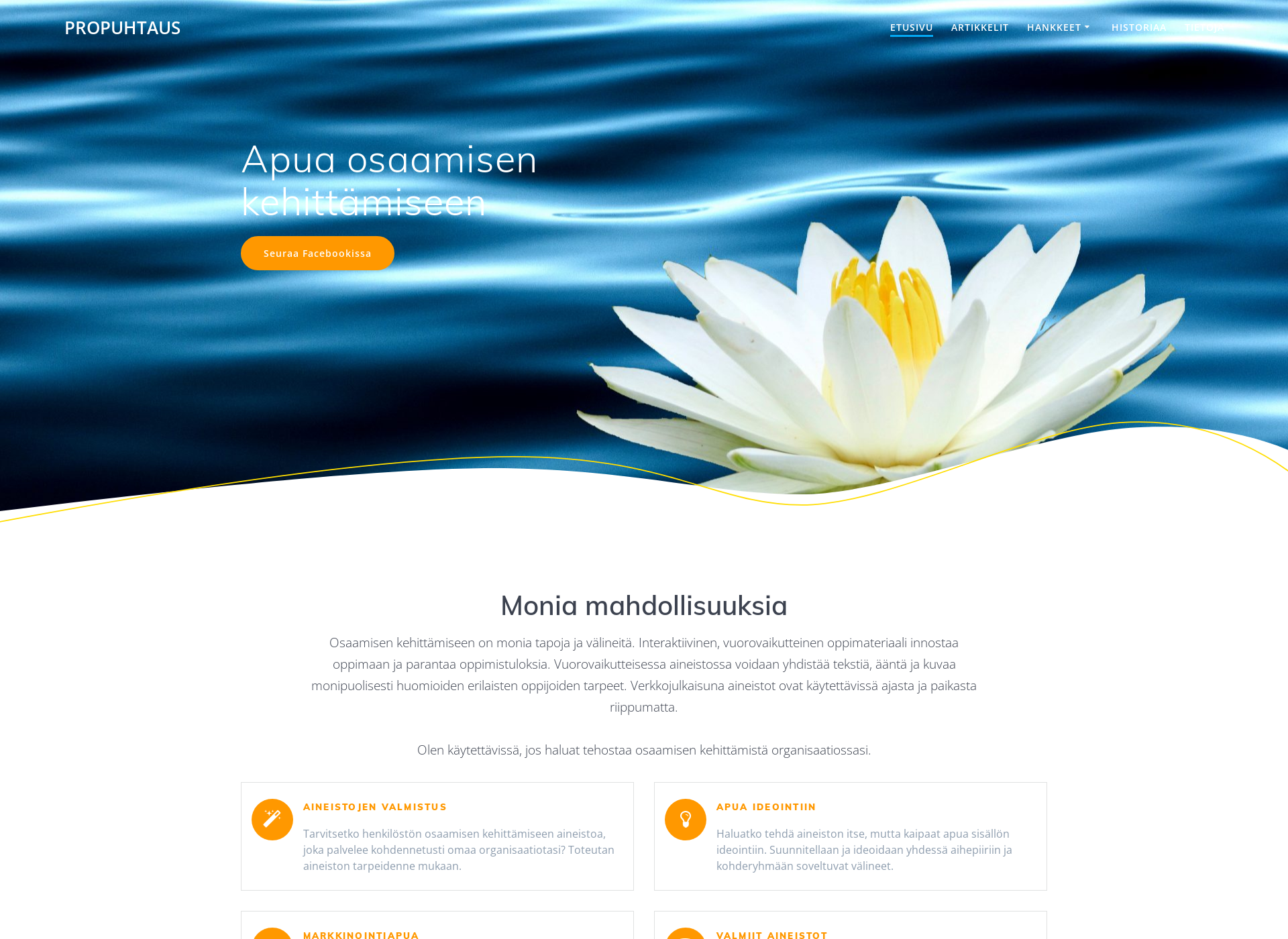 Screenshot for iaineistot.fi