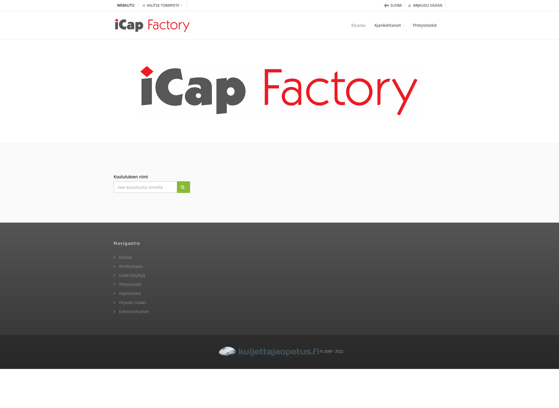 Screenshot for icapfactory.fi