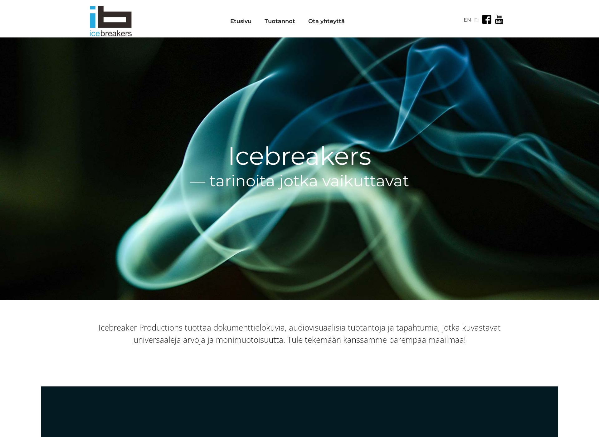 Skärmdump för icebreakers.fi