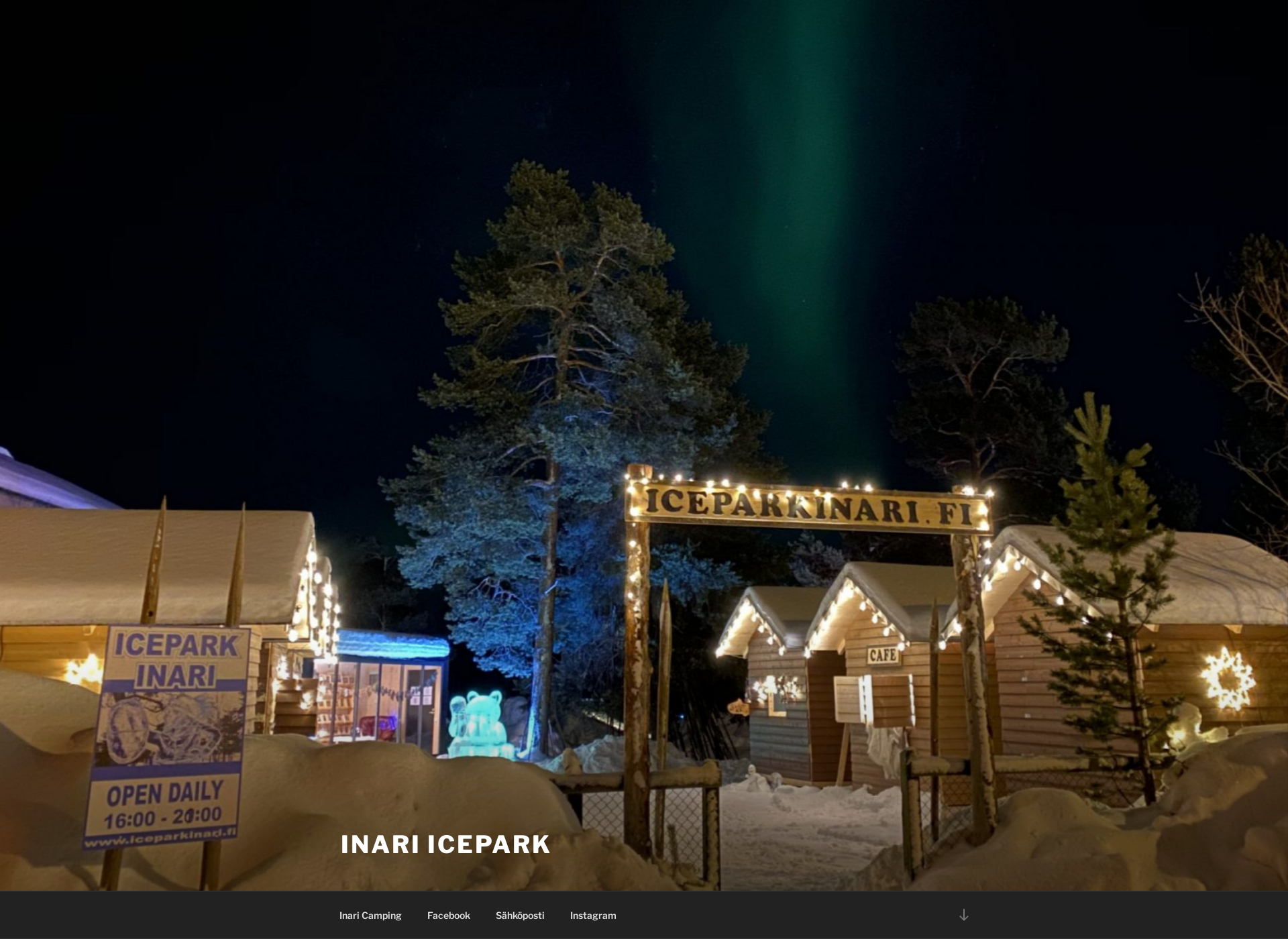 Screenshot for iceparkinari.fi