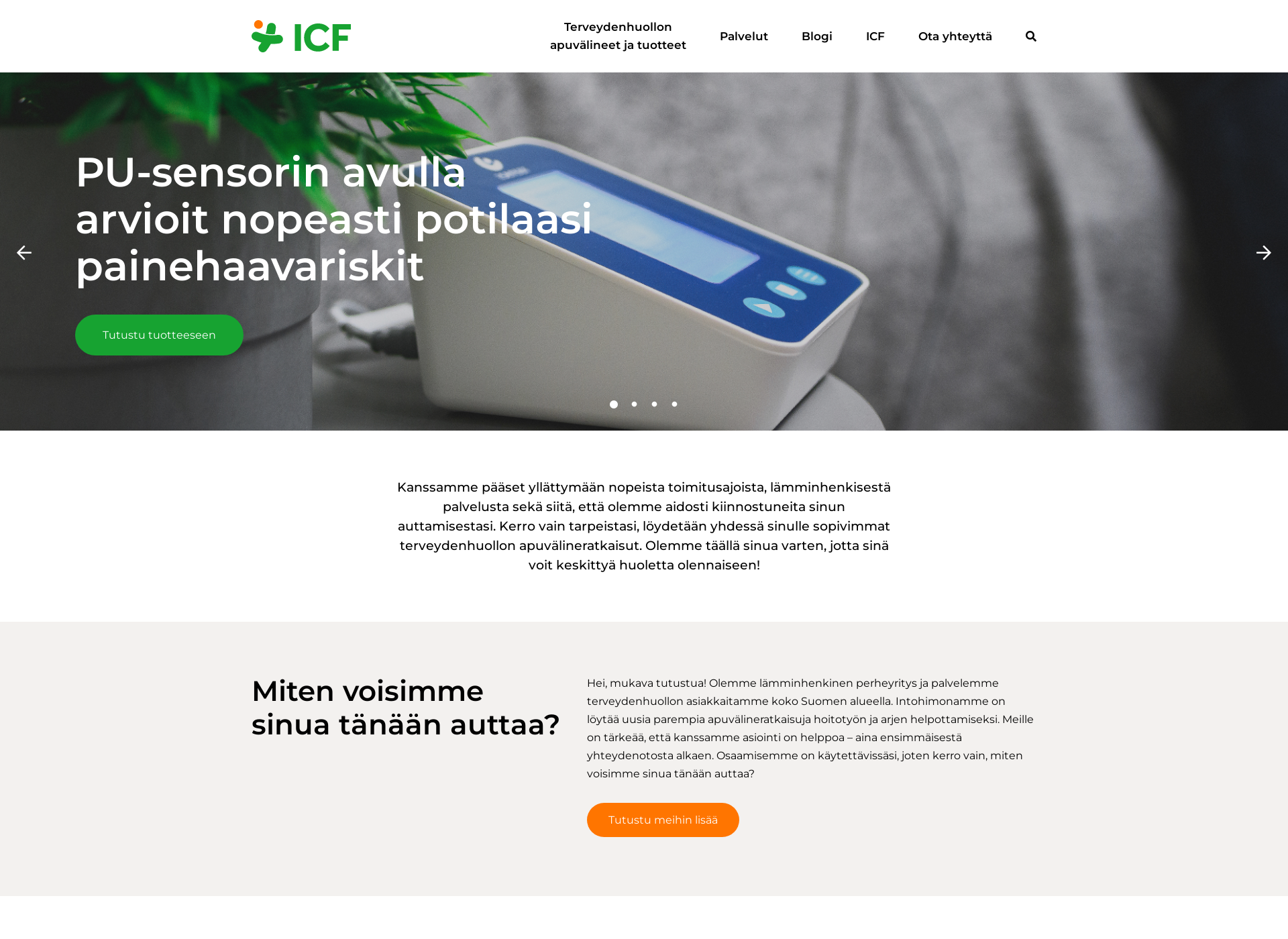 Screenshot for icfgroup.fi