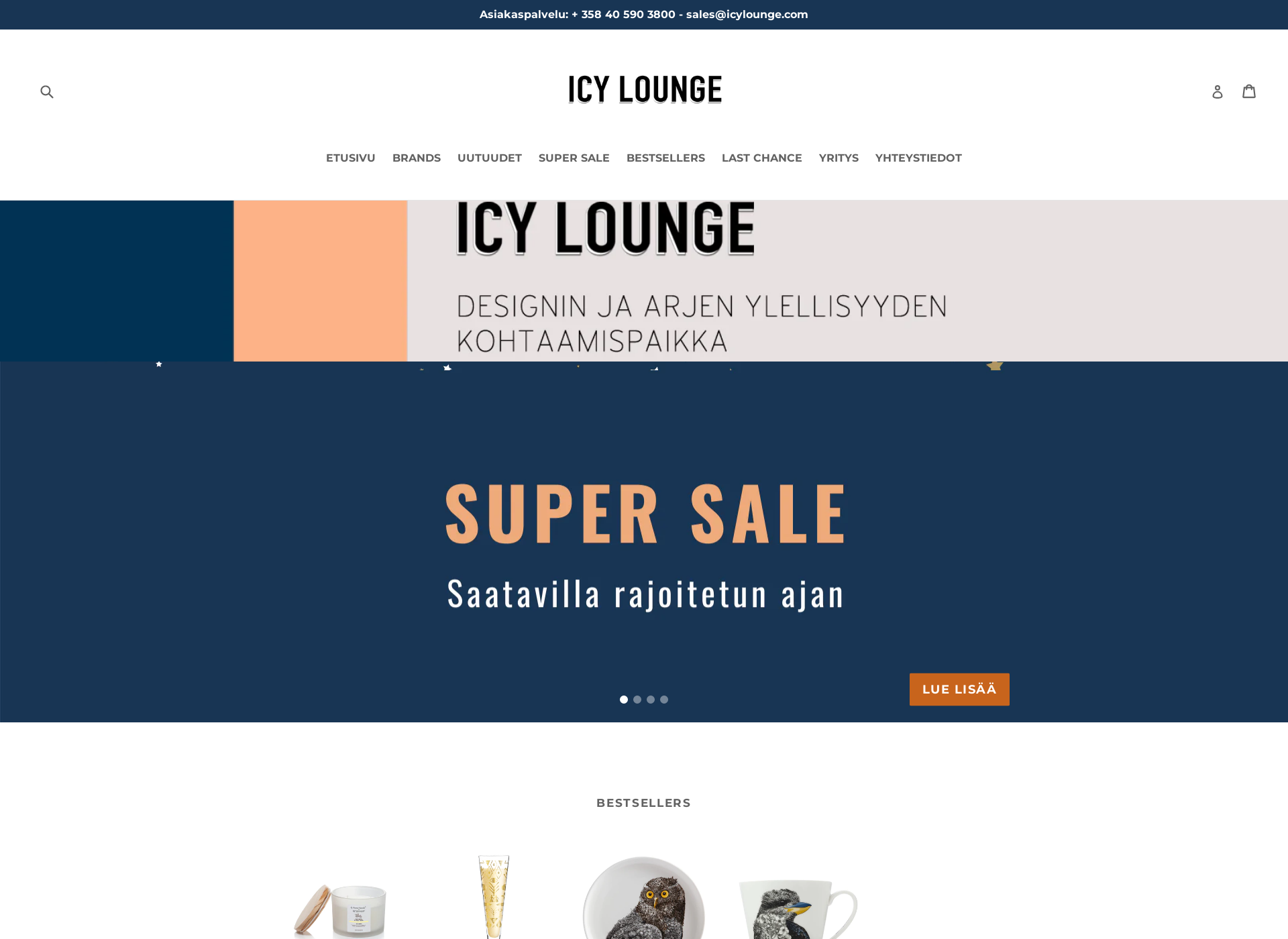 Screenshot for icylounge.fi
