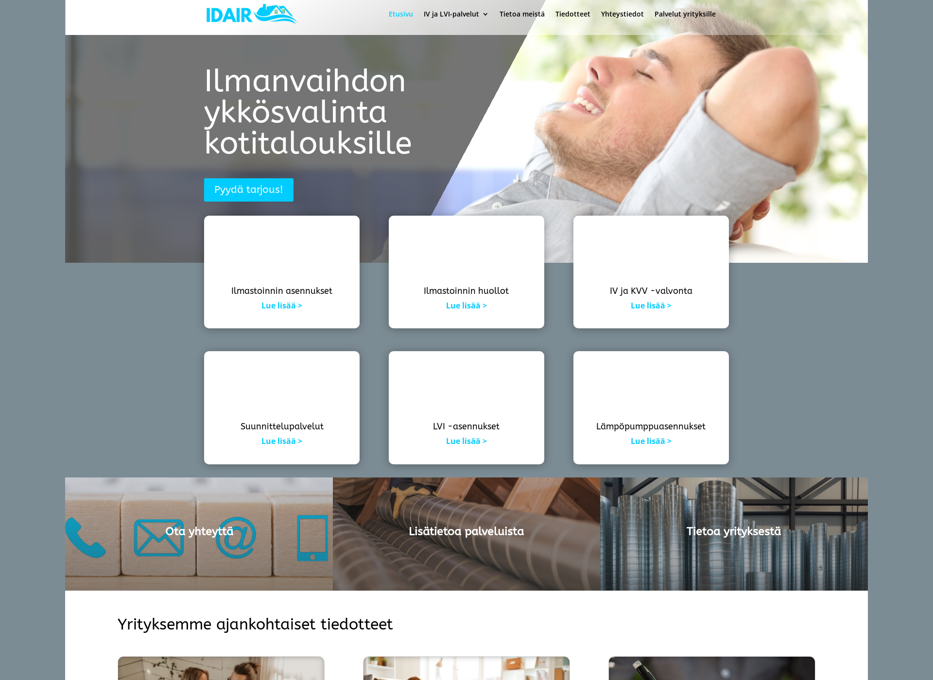 Screenshot for idair.fi