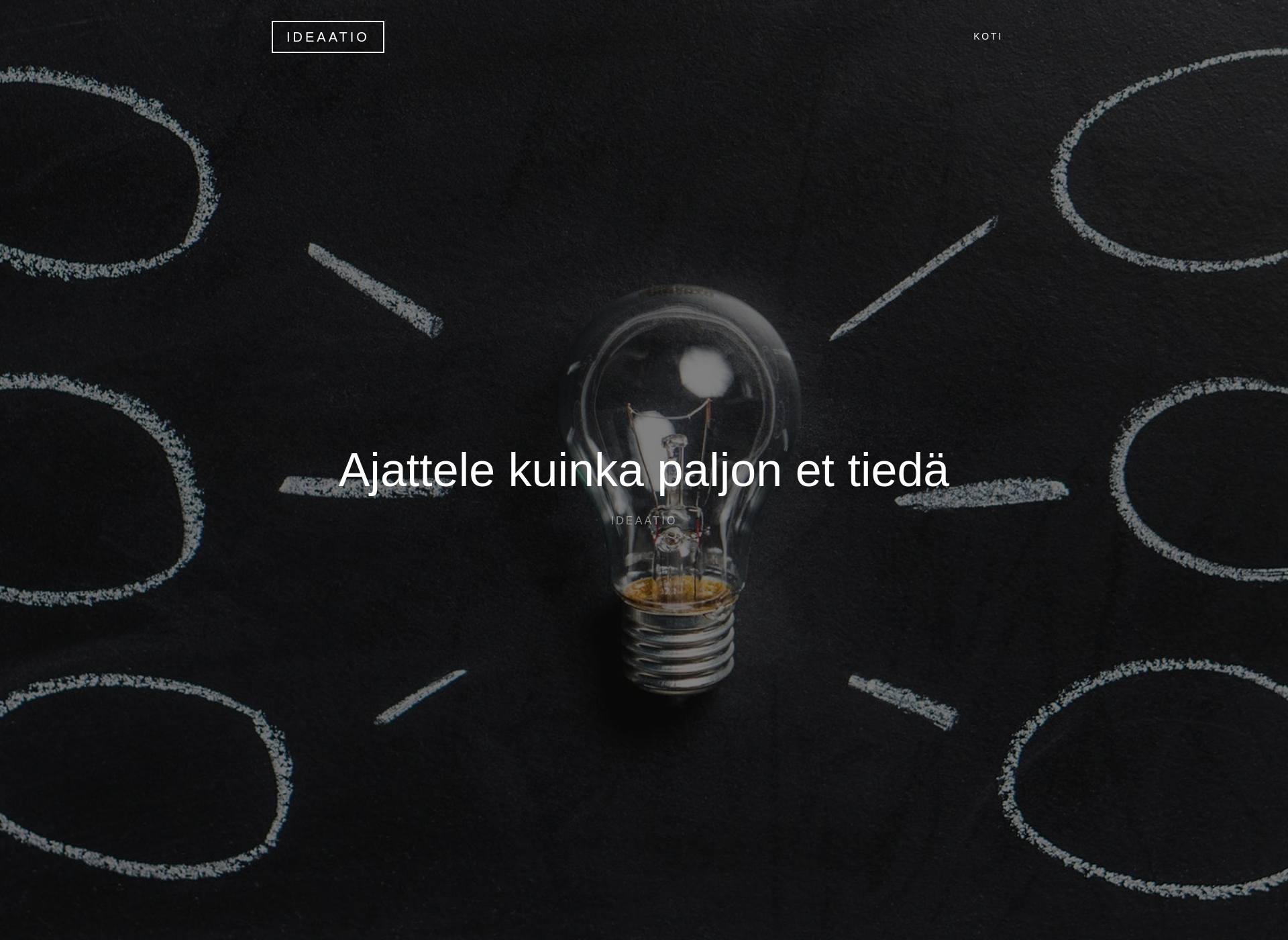 Skärmdump för ideaatio.fi