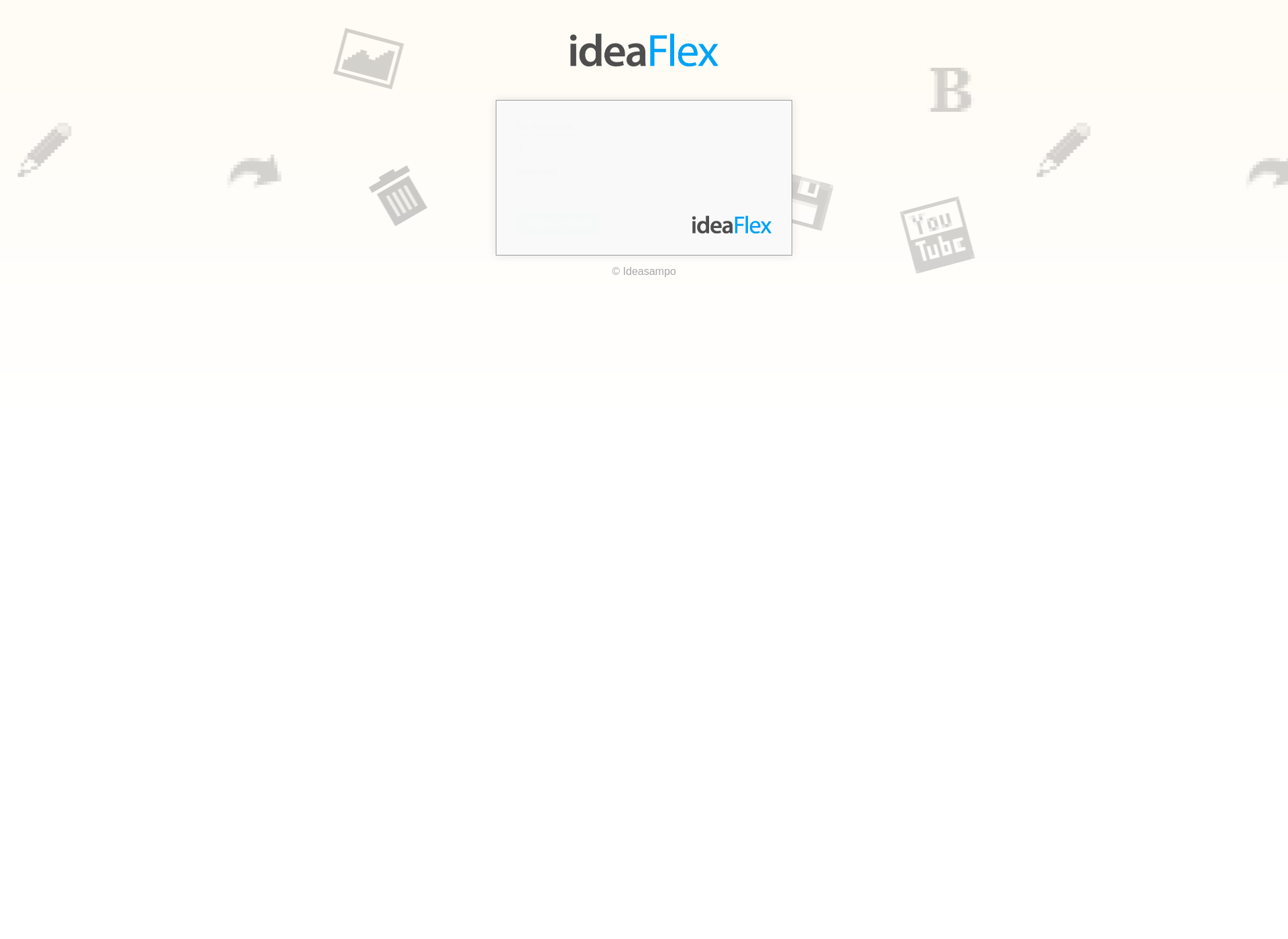 Skärmdump för ideaflex.fi