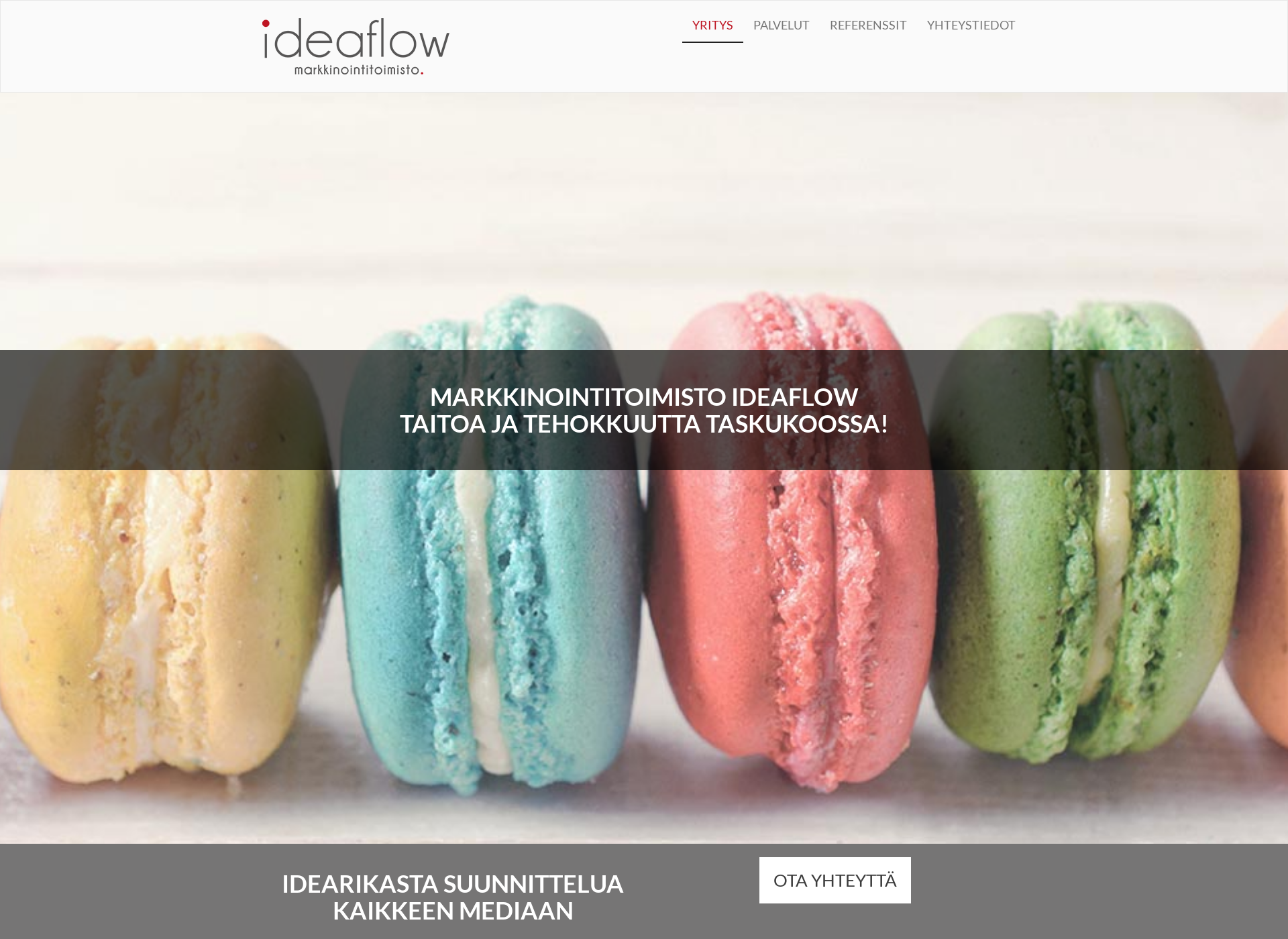 Skärmdump för ideaflow.fi