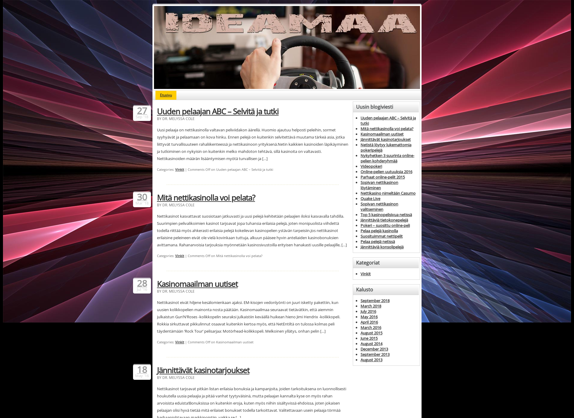 Screenshot for ideamaa.fi