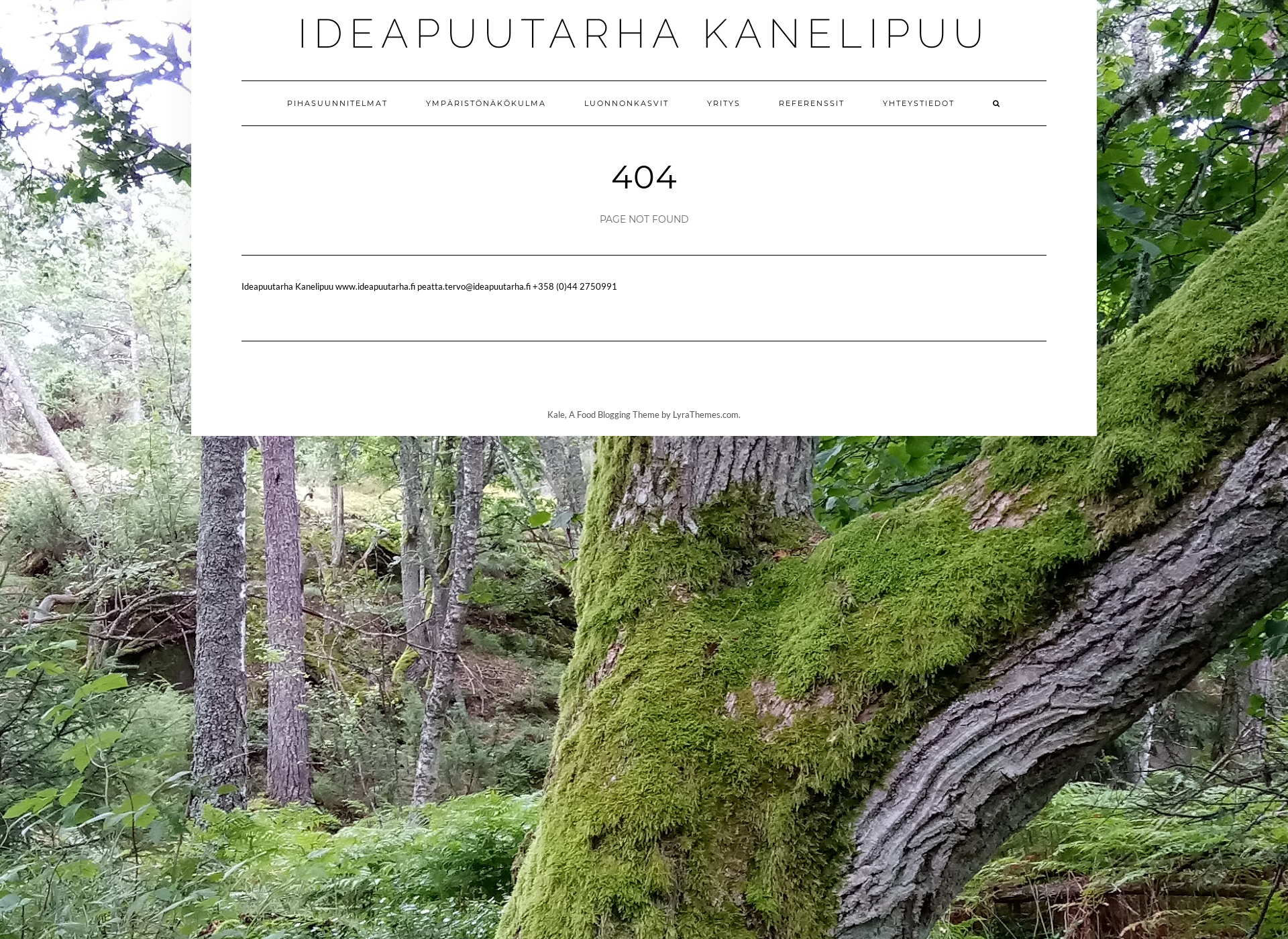 Screenshot for ideapuutarha.fi