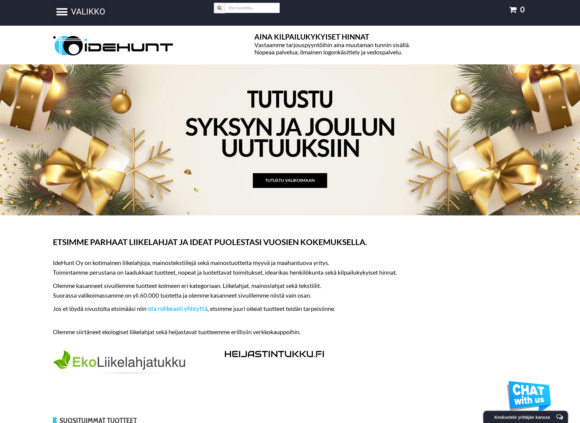 Screenshot for idehunt.fi