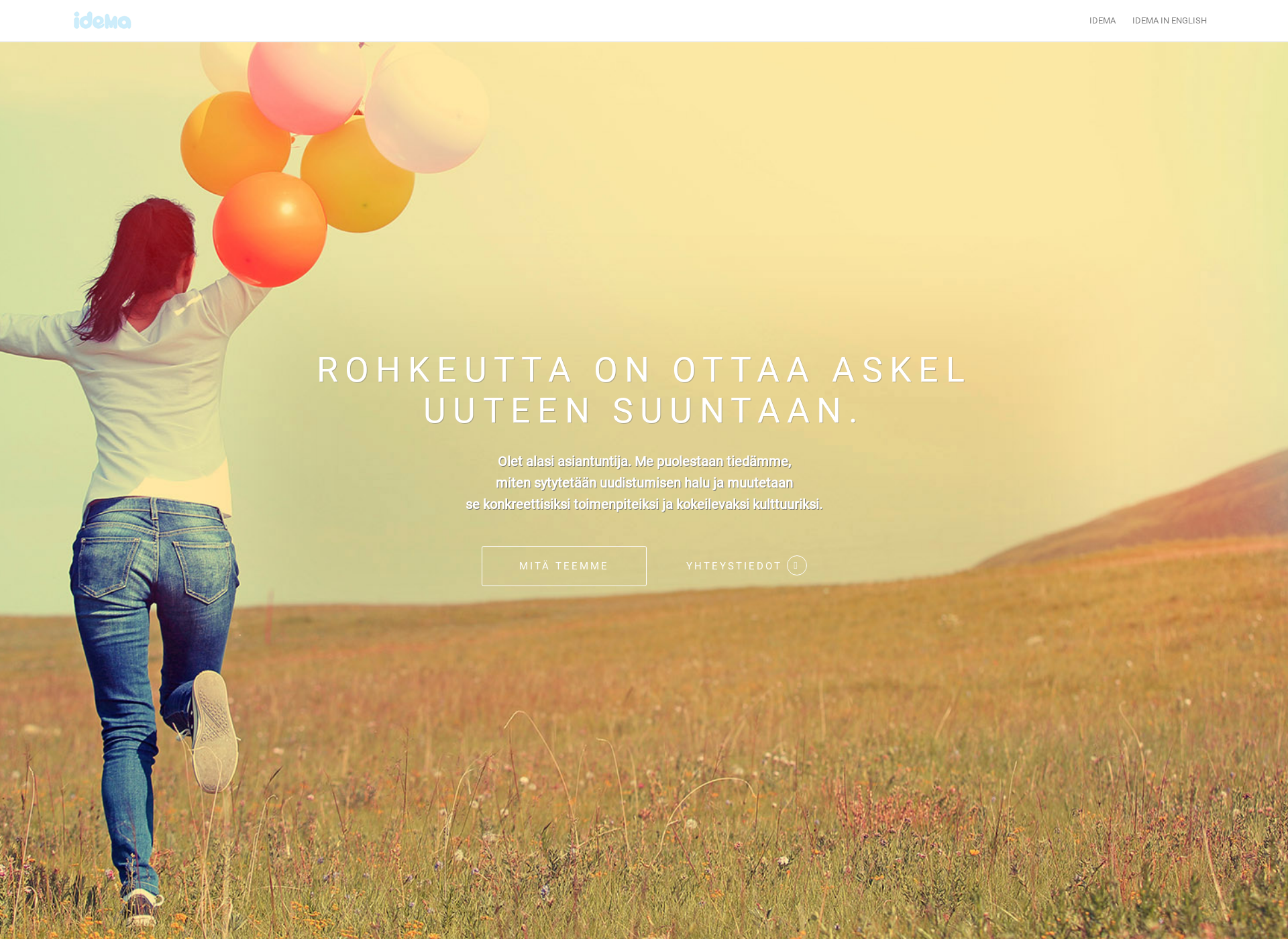 Screenshot for idema.fi