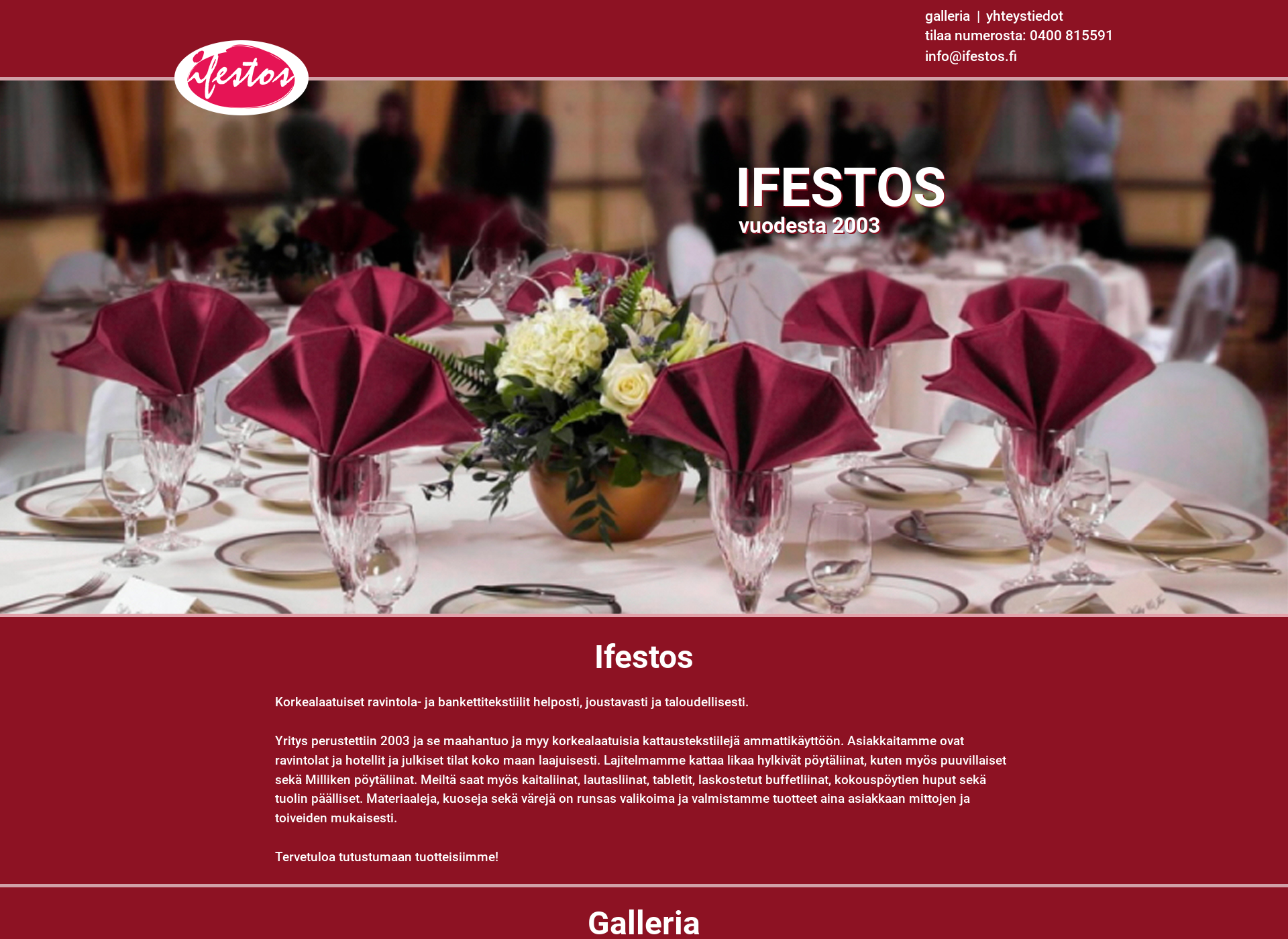 Skärmdump för ifestos.fi