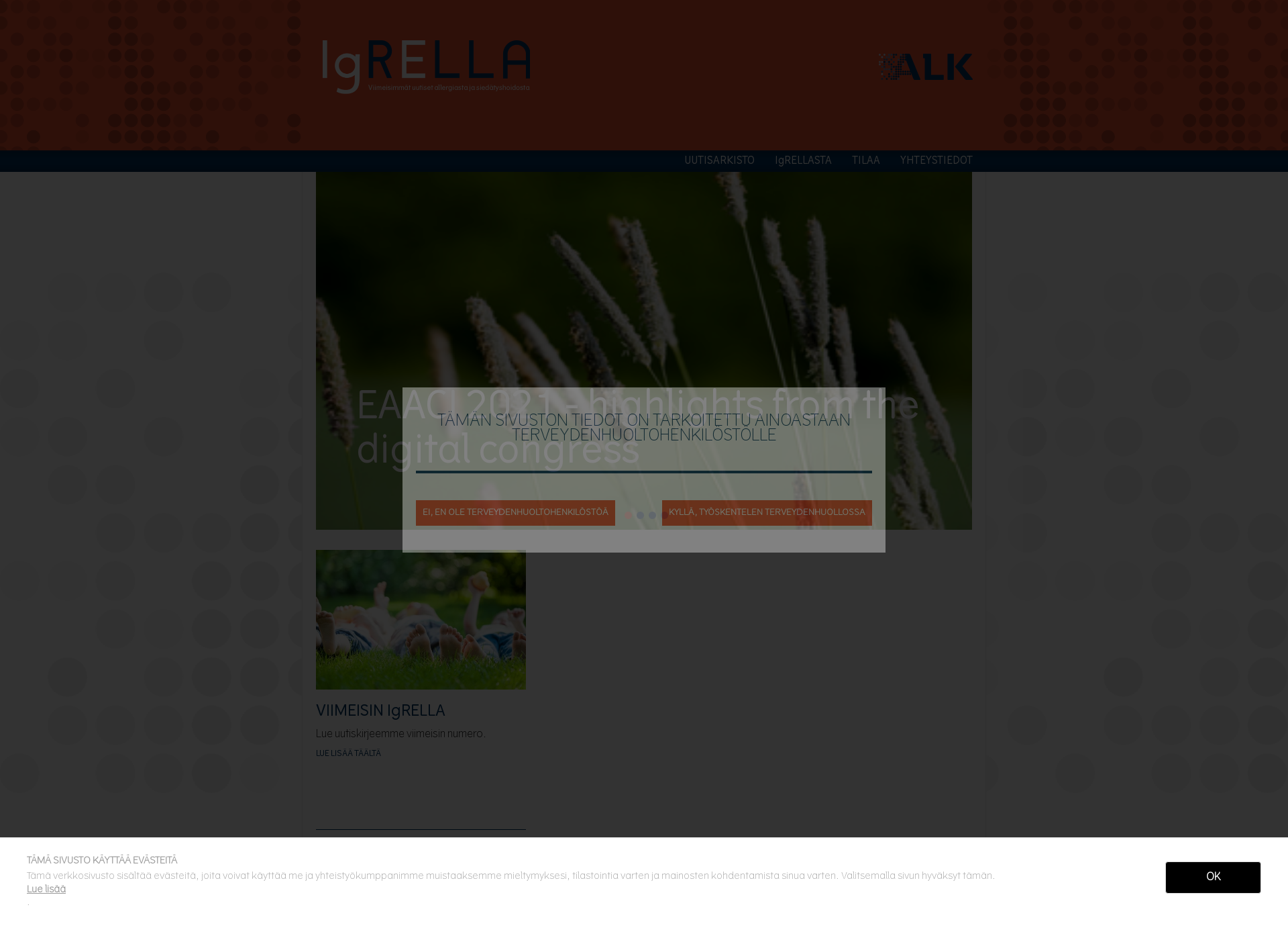 Screenshot for igrella.fi