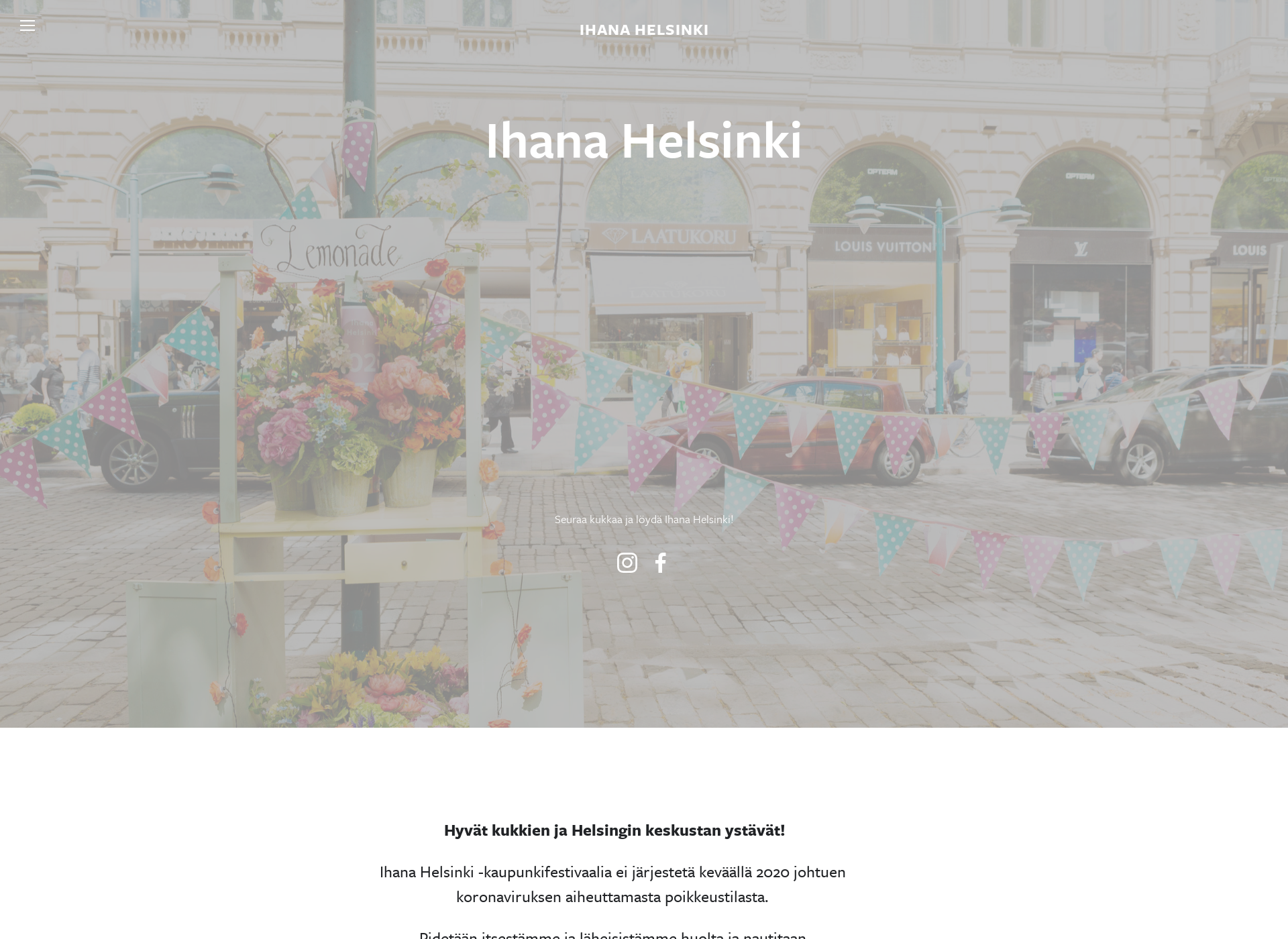 Screenshot for ihanahelsinki.fi