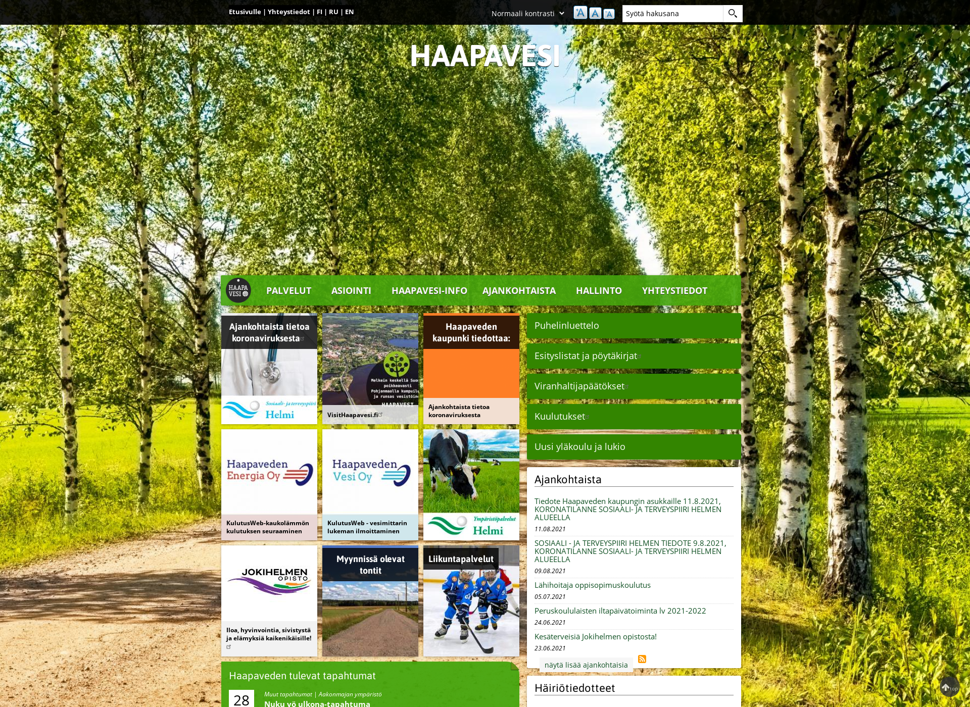 Screenshot for ihmeenhyva.fi