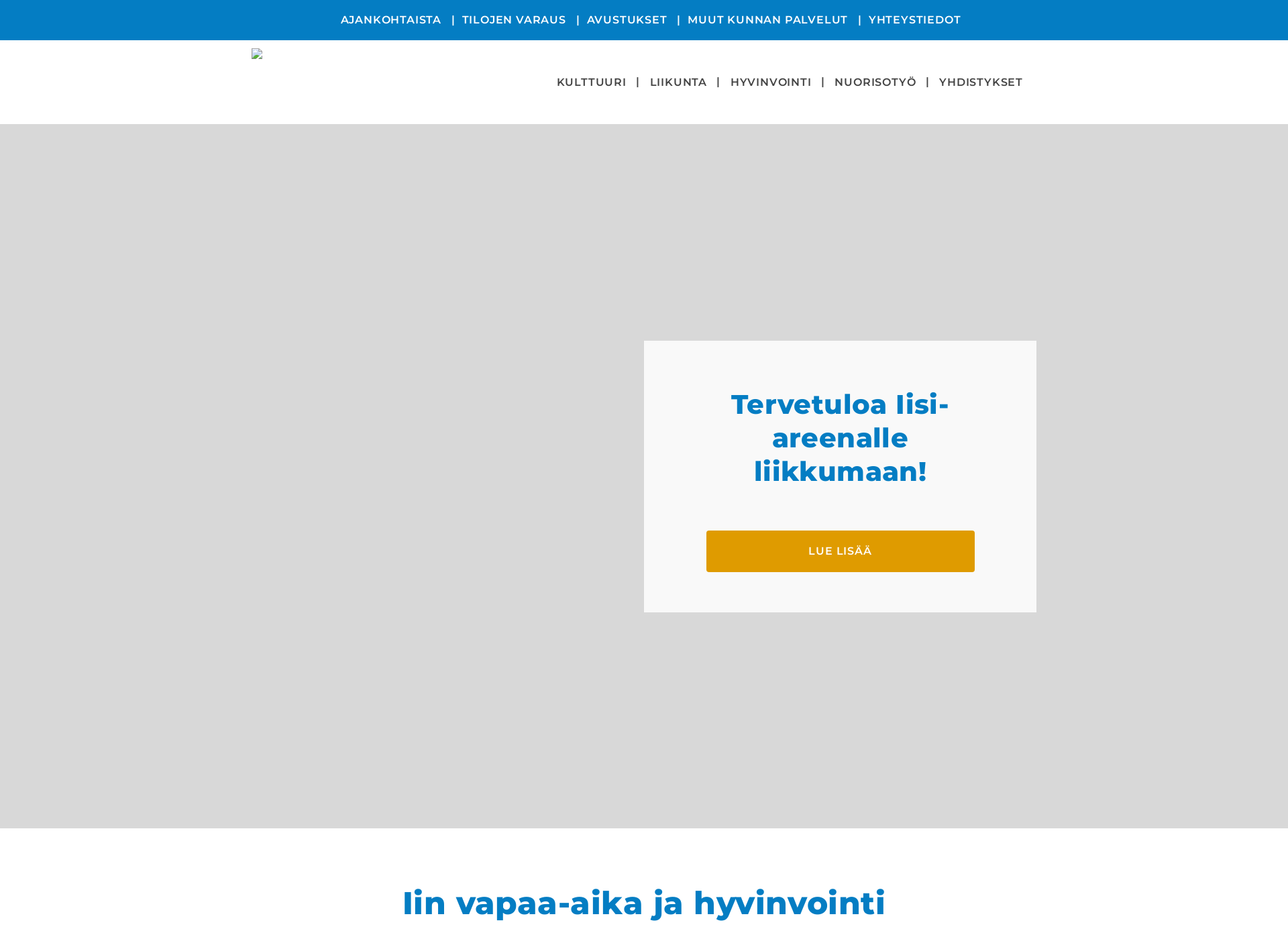 Skärmdump för iihappens.fi