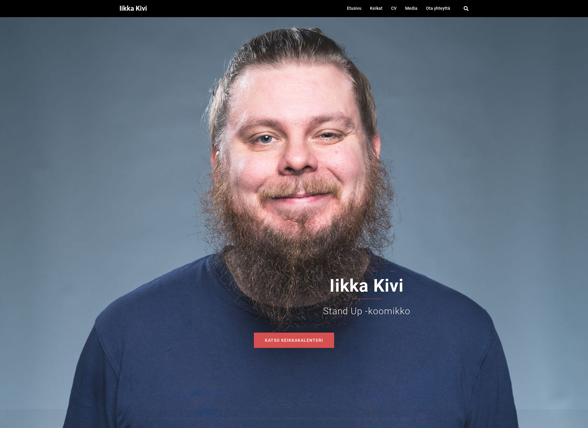 Skärmdump för iikkakivi.fi