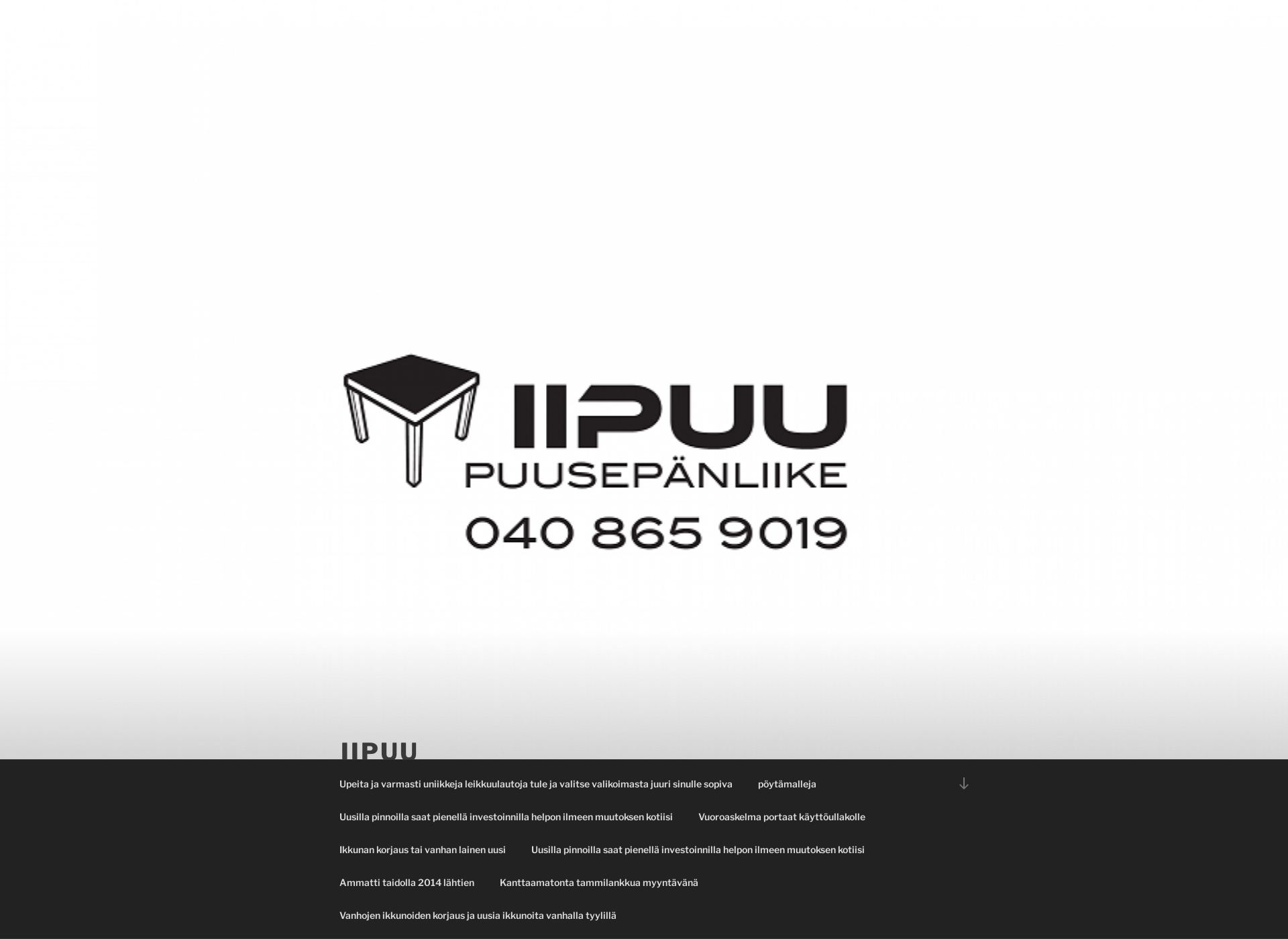 Skärmdump för iipuu.fi
