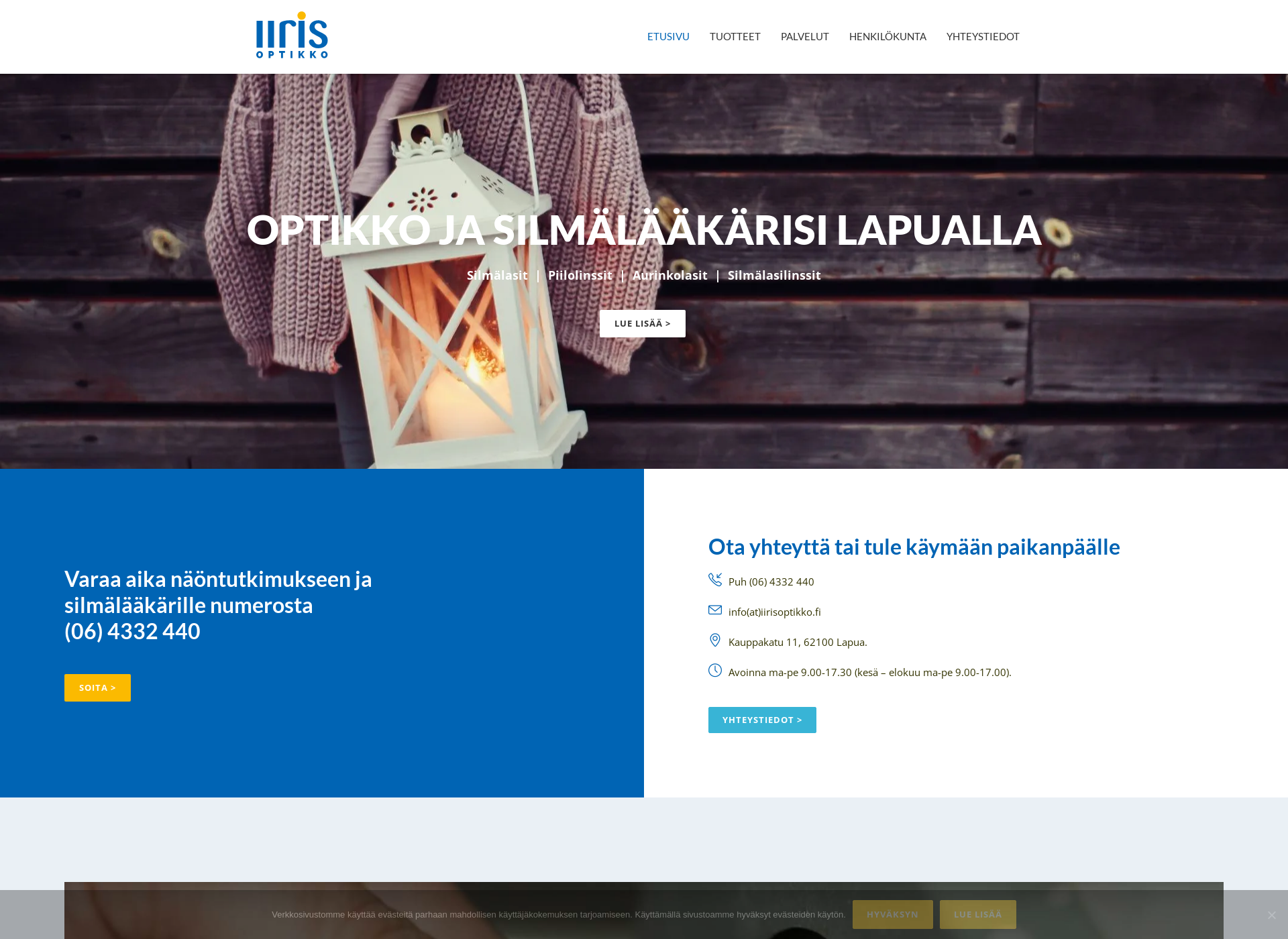 Screenshot for iirisoptikko.fi