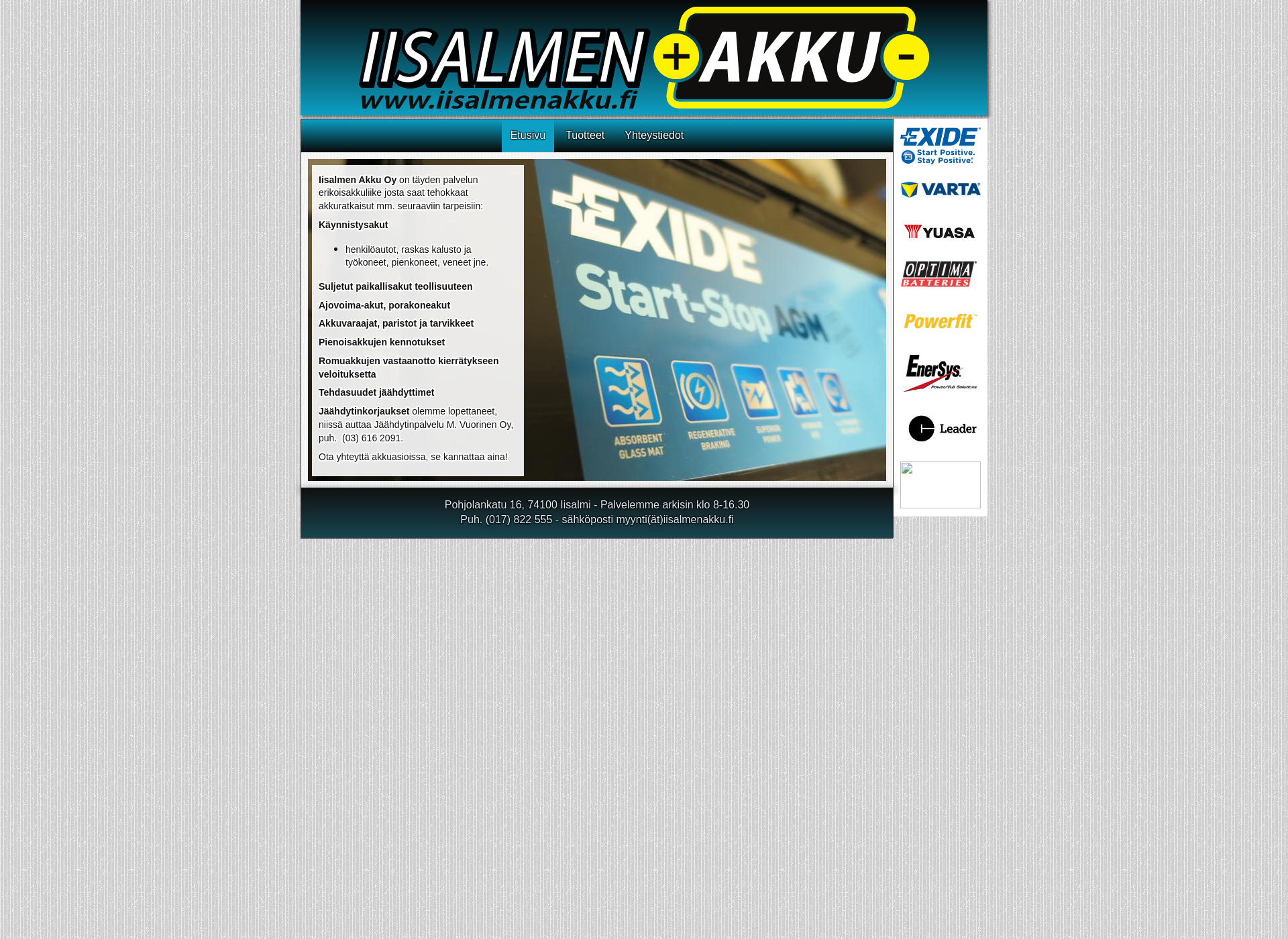 Screenshot for iisalmenakku.fi