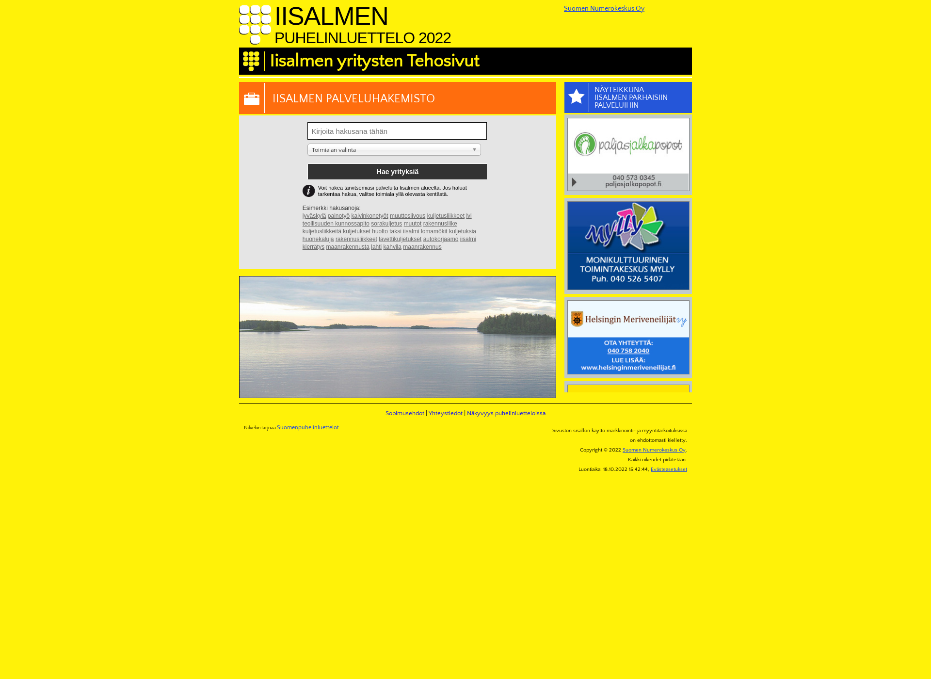 Screenshot for iisalmenpuhelinluettelo.fi