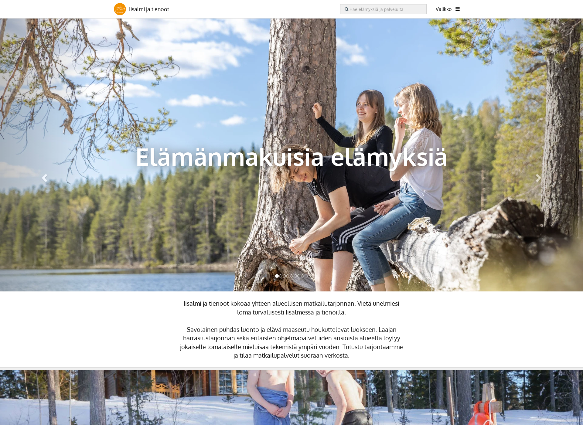 Screenshot for iisalmijatienoot.fi