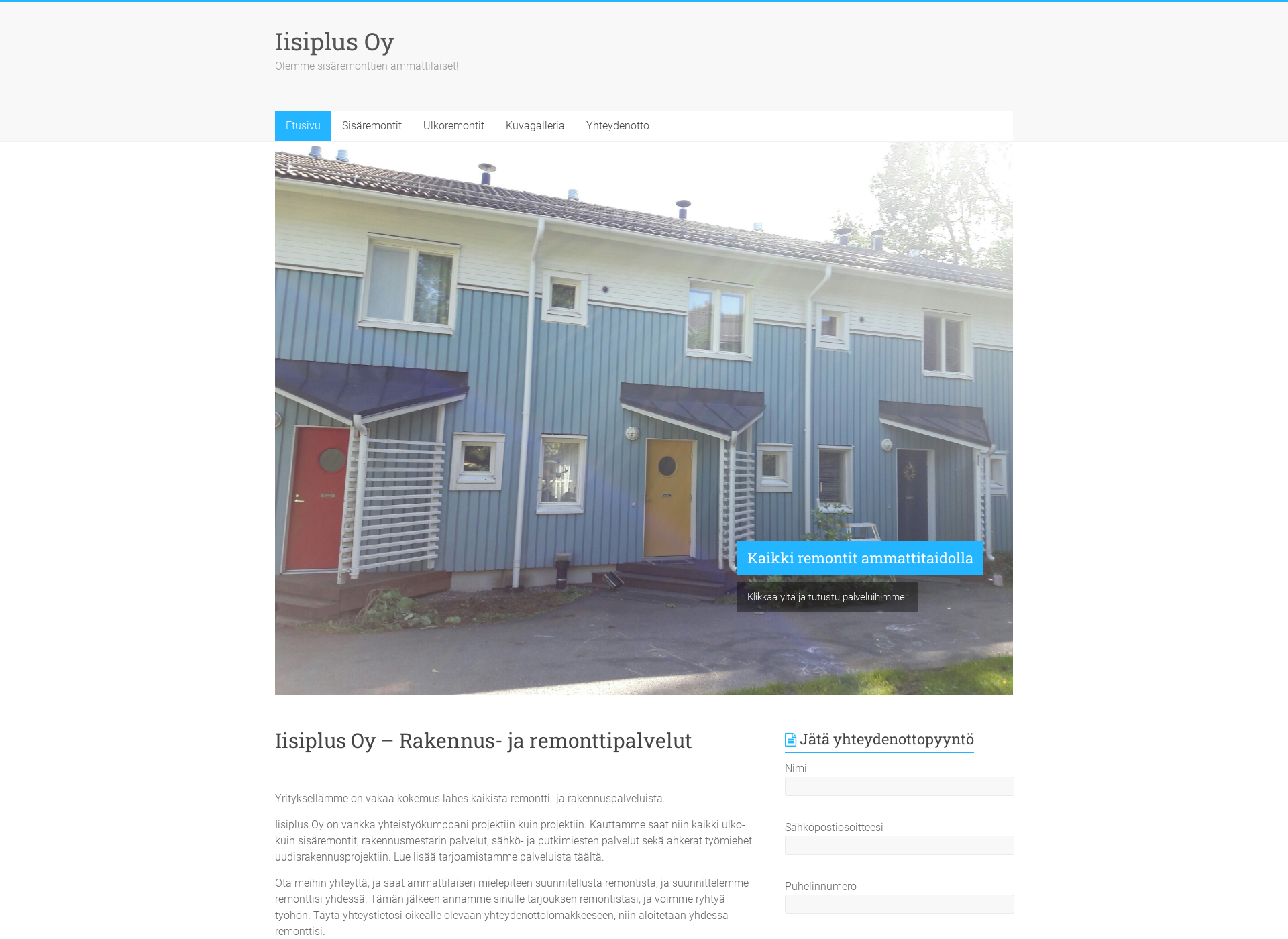 Screenshot for iisiplus.fi