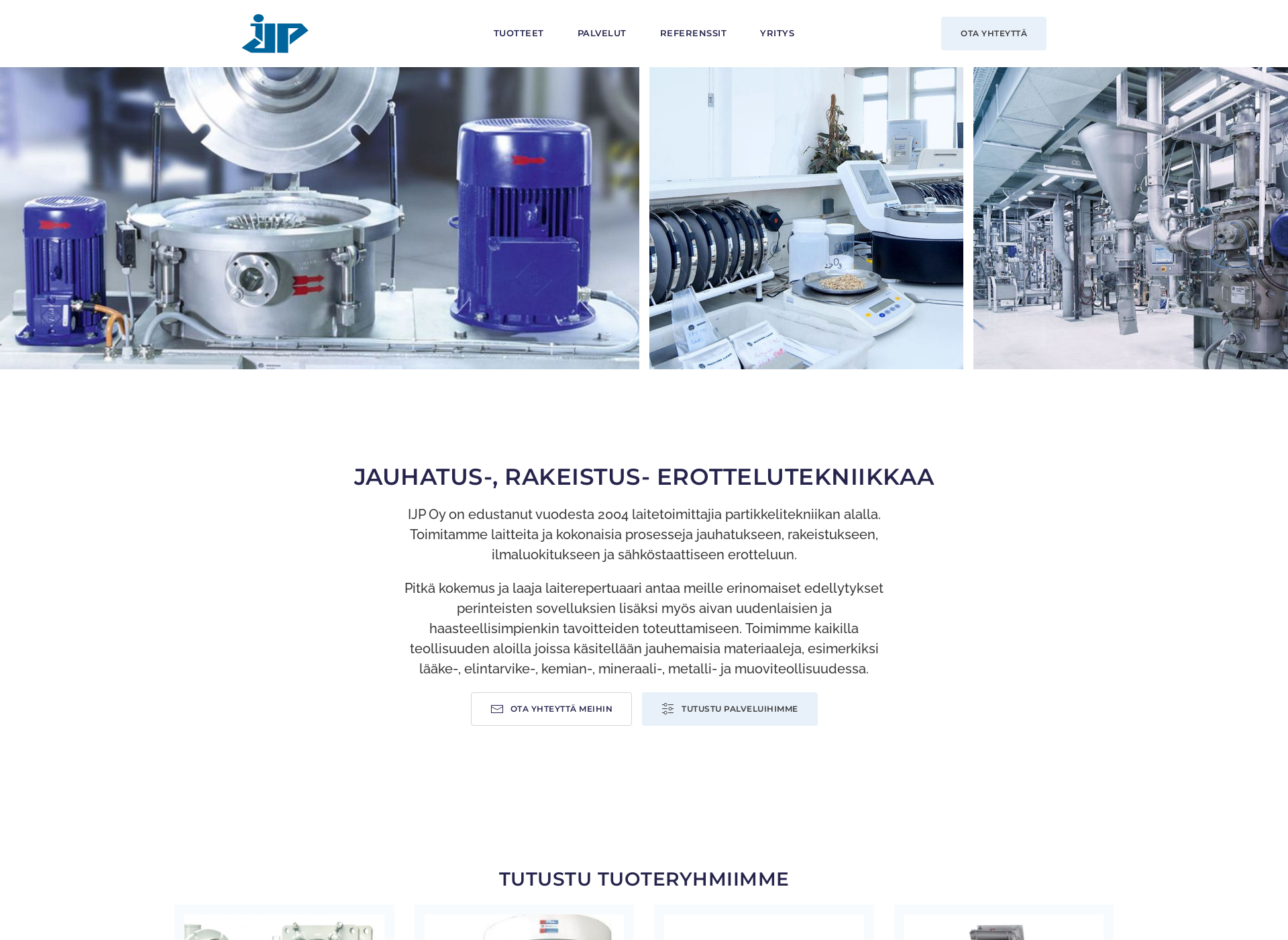 Screenshot for ijp.fi