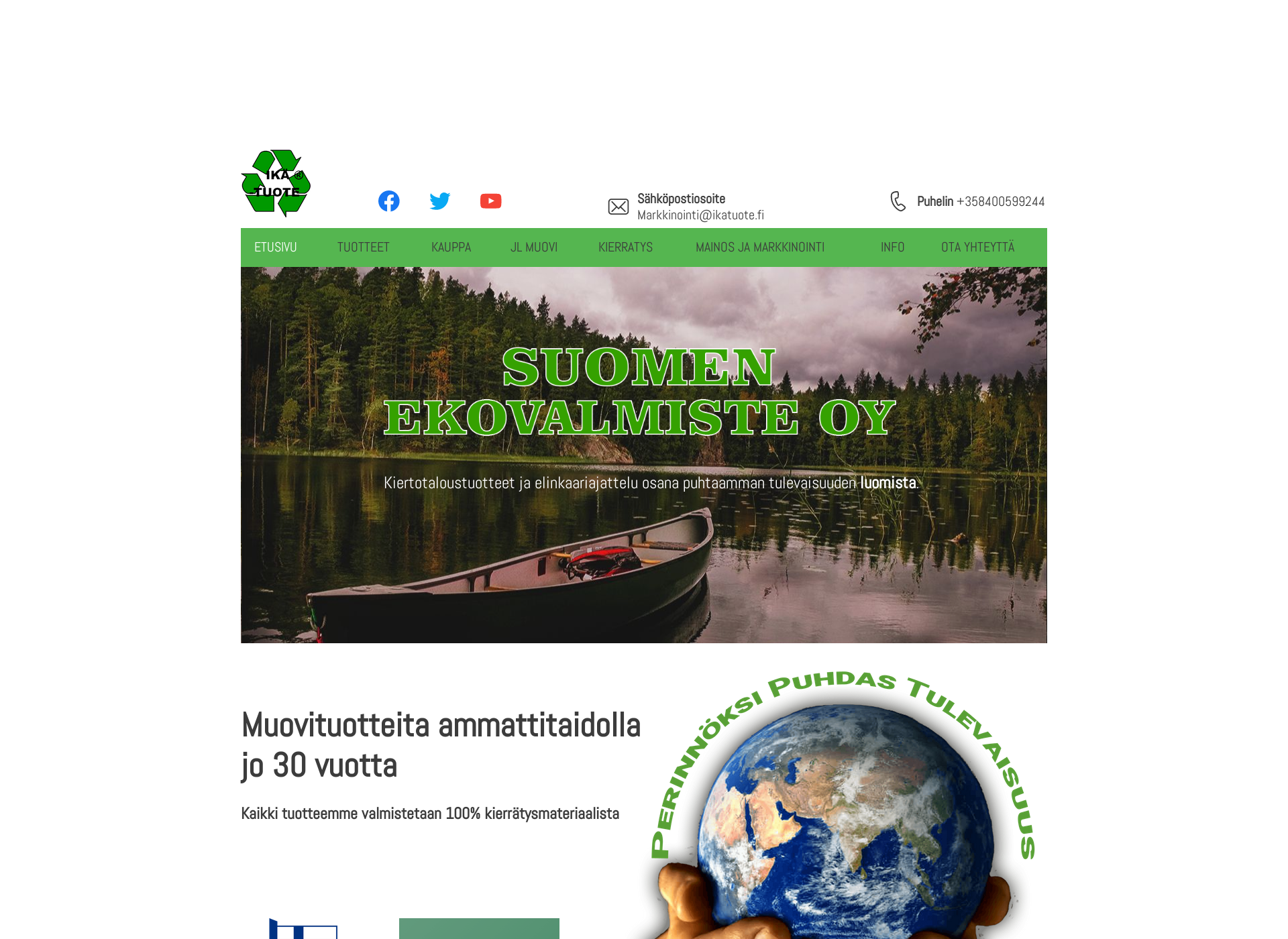Screenshot for ikatuote.fi
