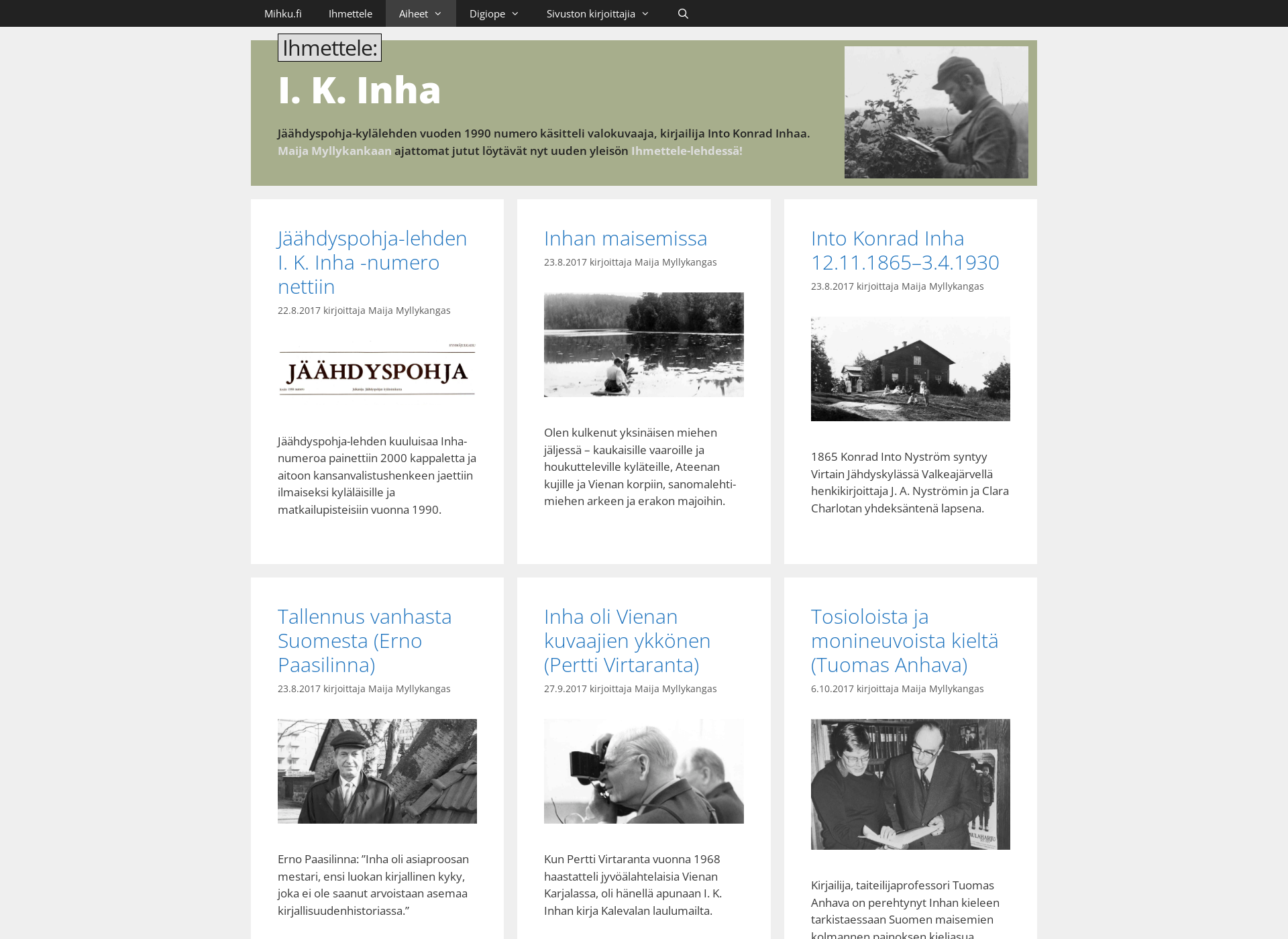 Screenshot for ikinha.fi