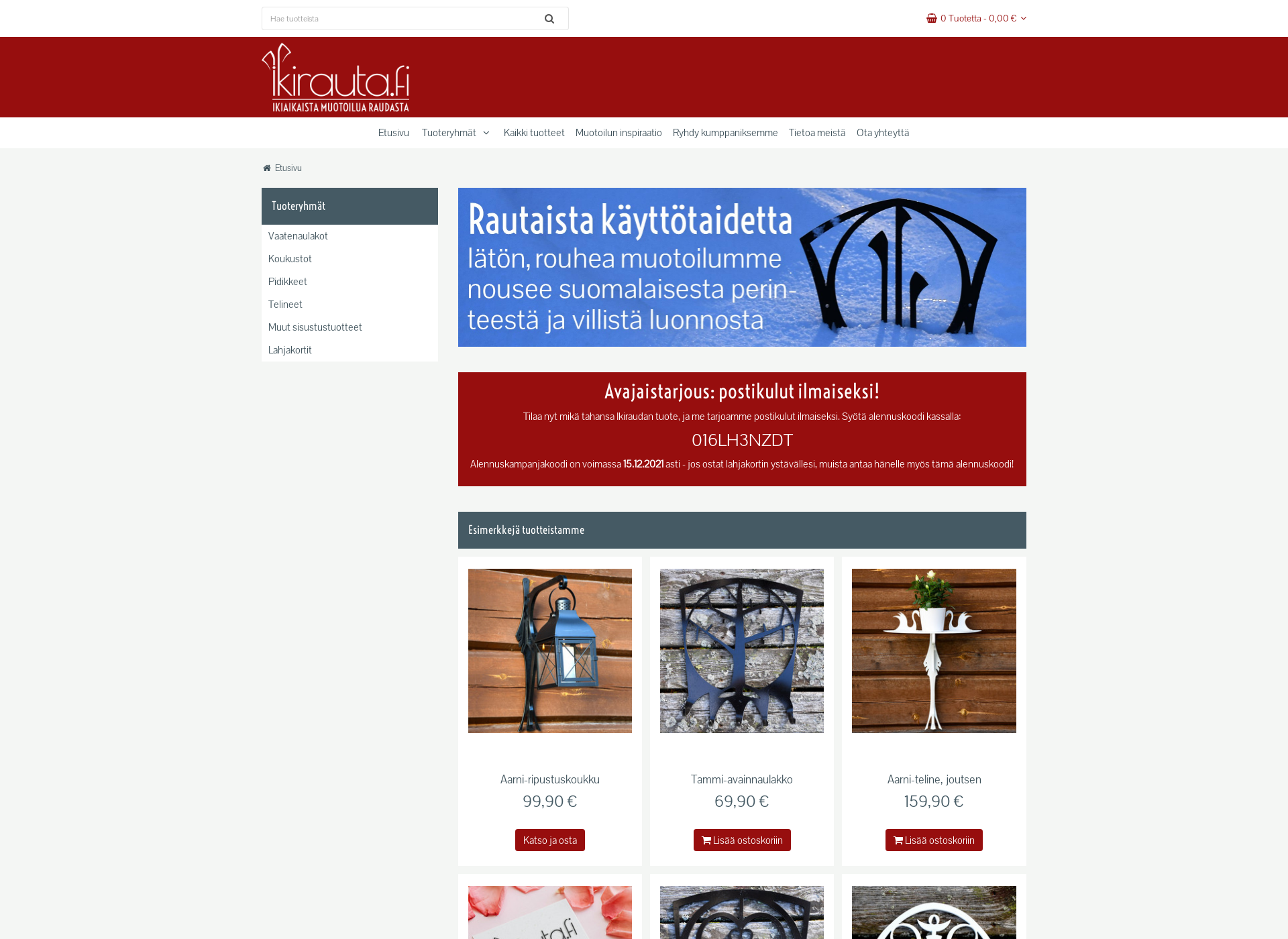 Screenshot for ikirauta.fi