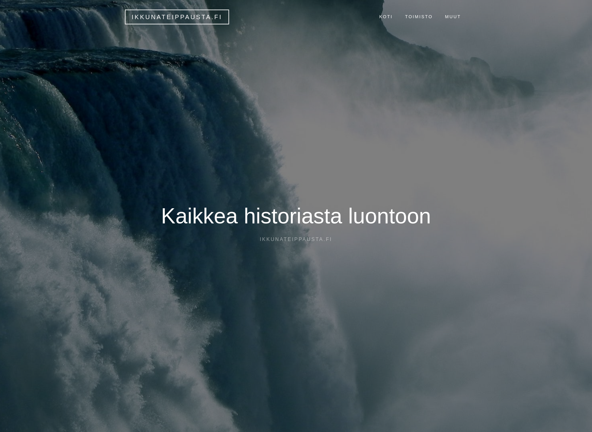 Skärmdump för ikkunateippausta.fi