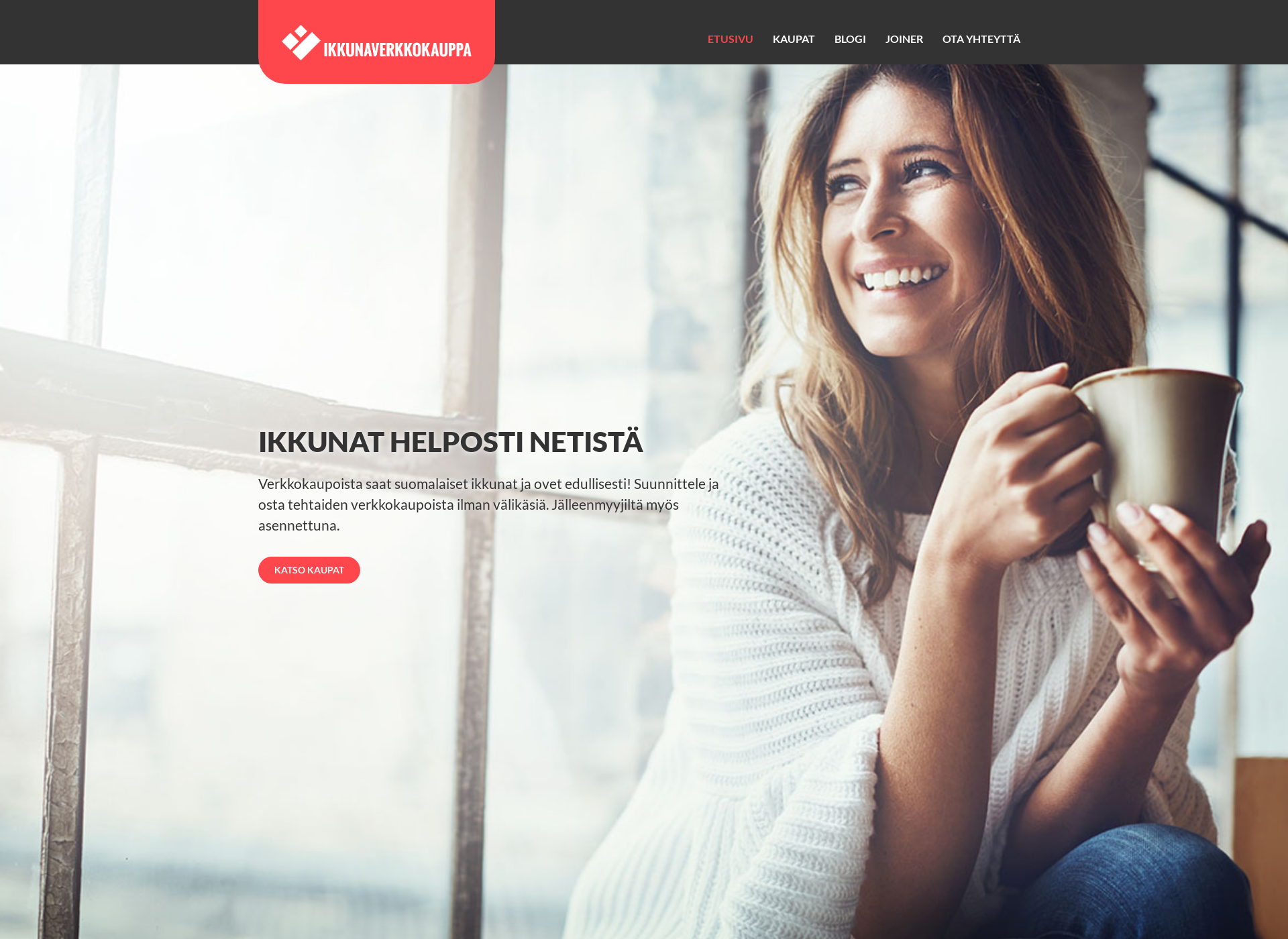 Screenshot for ikkunaverkkokauppa.fi