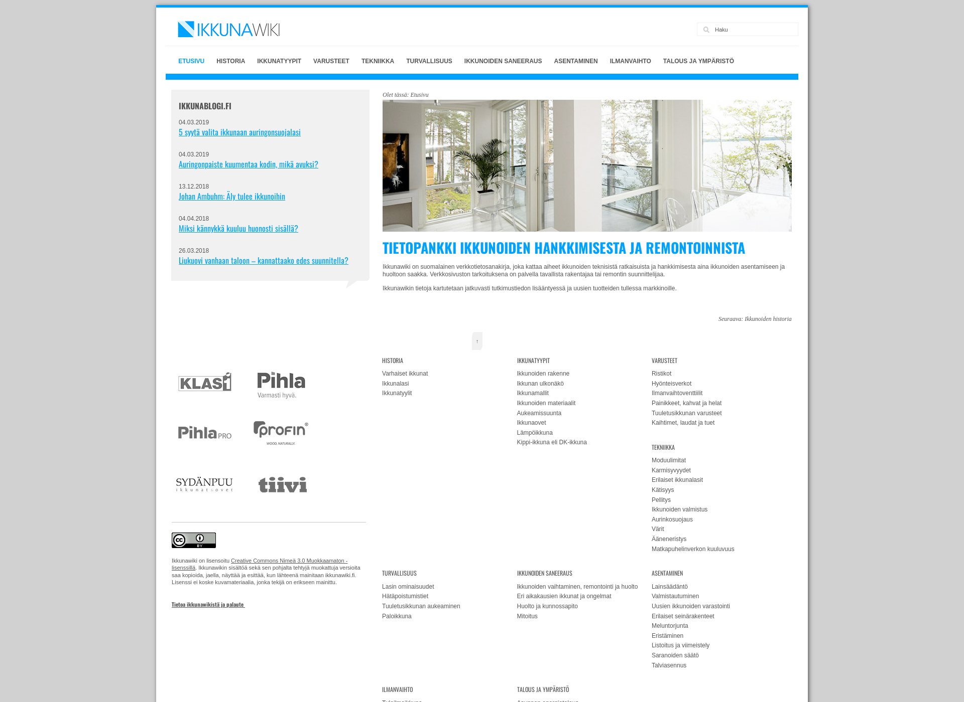 Skärmdump för ikkunawiki.fi