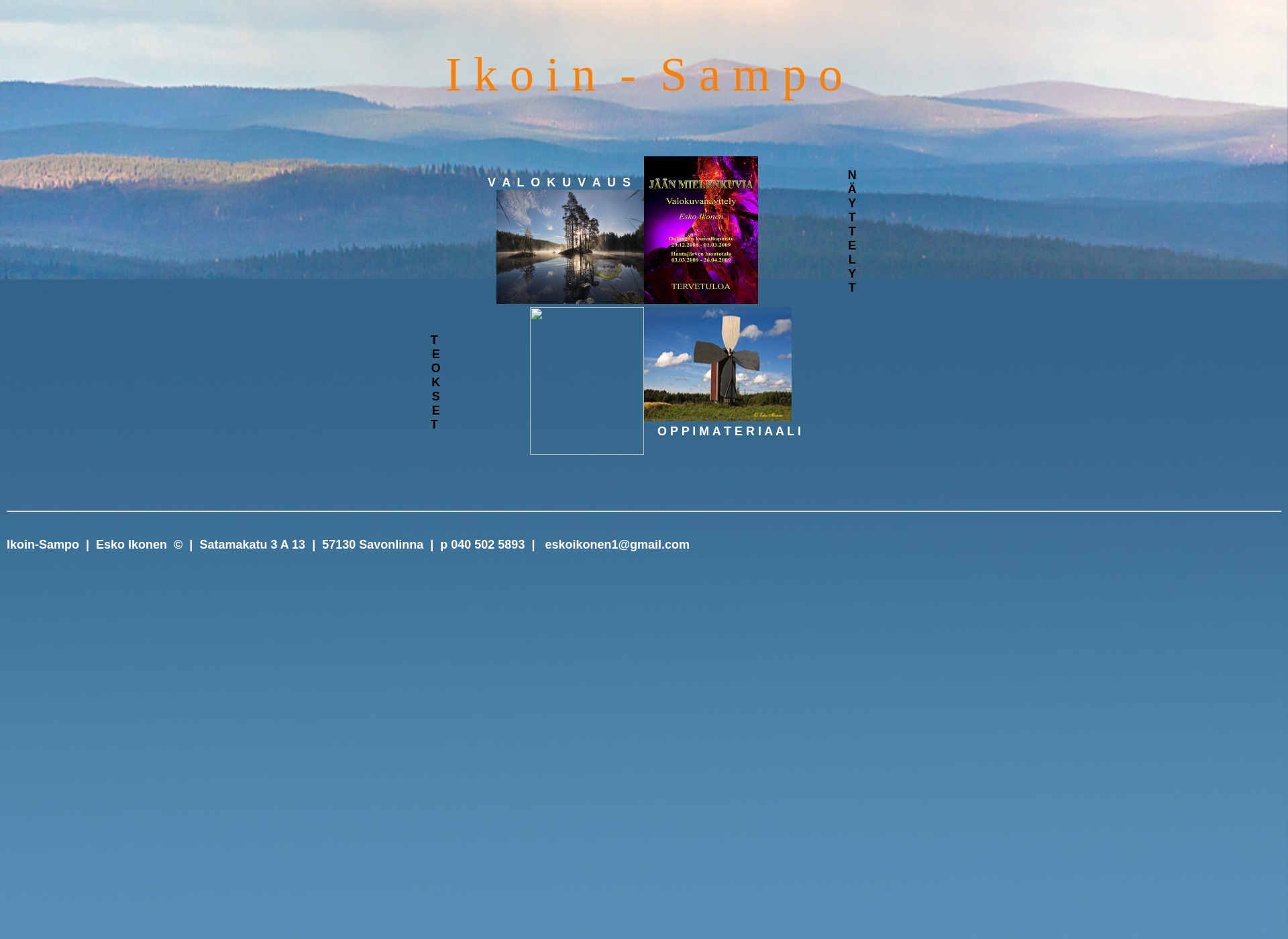 Screenshot for ikoin-sampo.fi