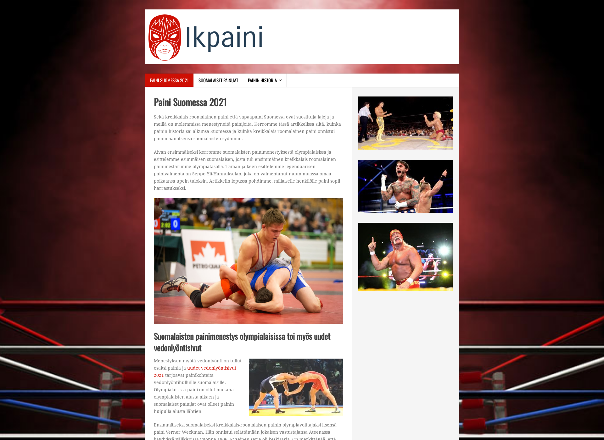 Screenshot for ikpaini.fi