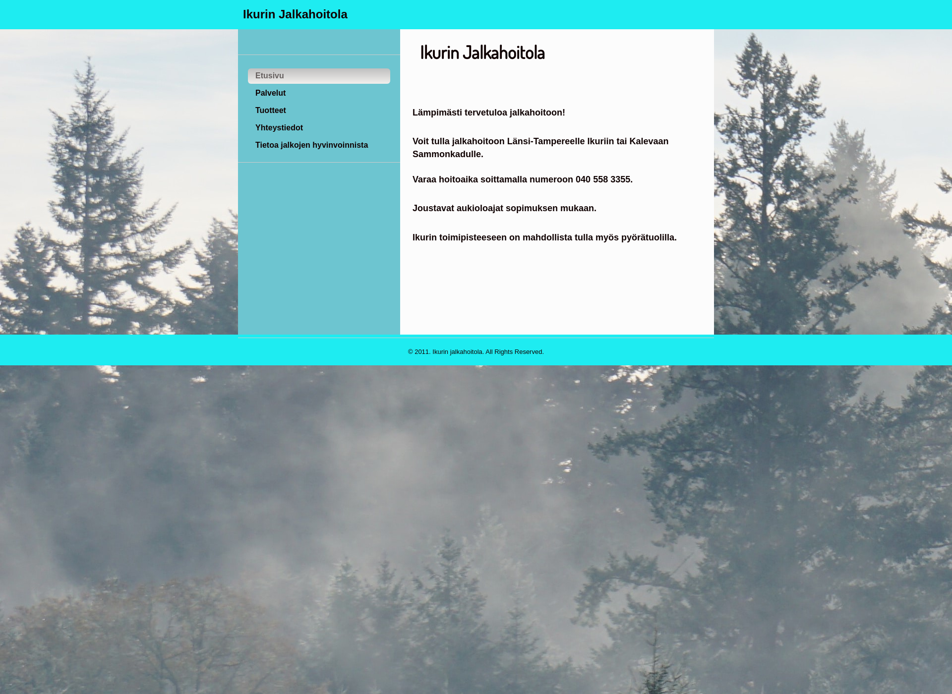 Screenshot for ikurinjalkahoitola.fi
