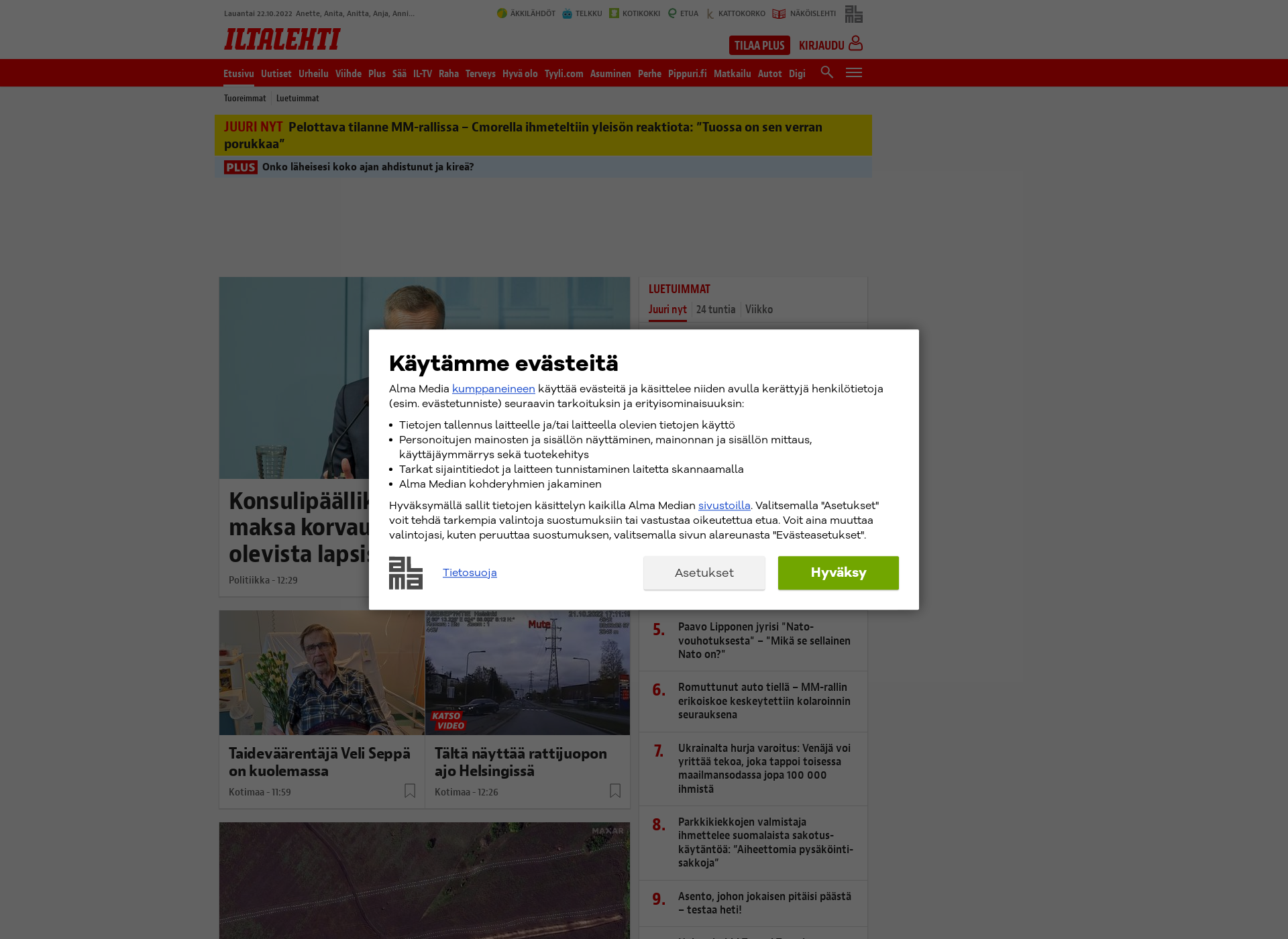 Skärmdump för il-media.fi