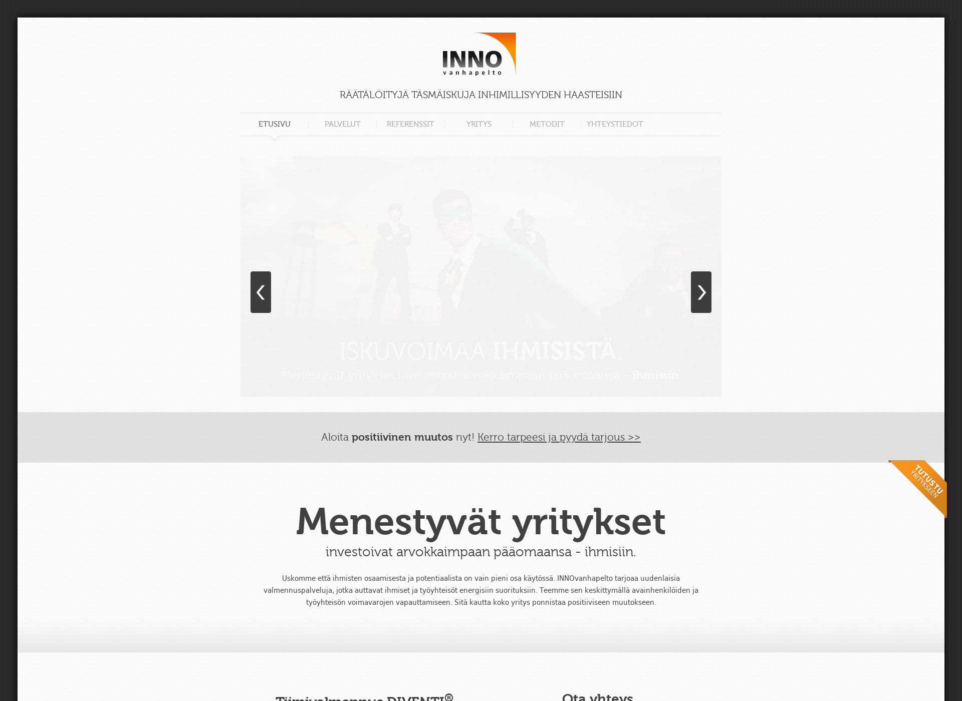 Screenshot for ilkkavanhapelto.fi
