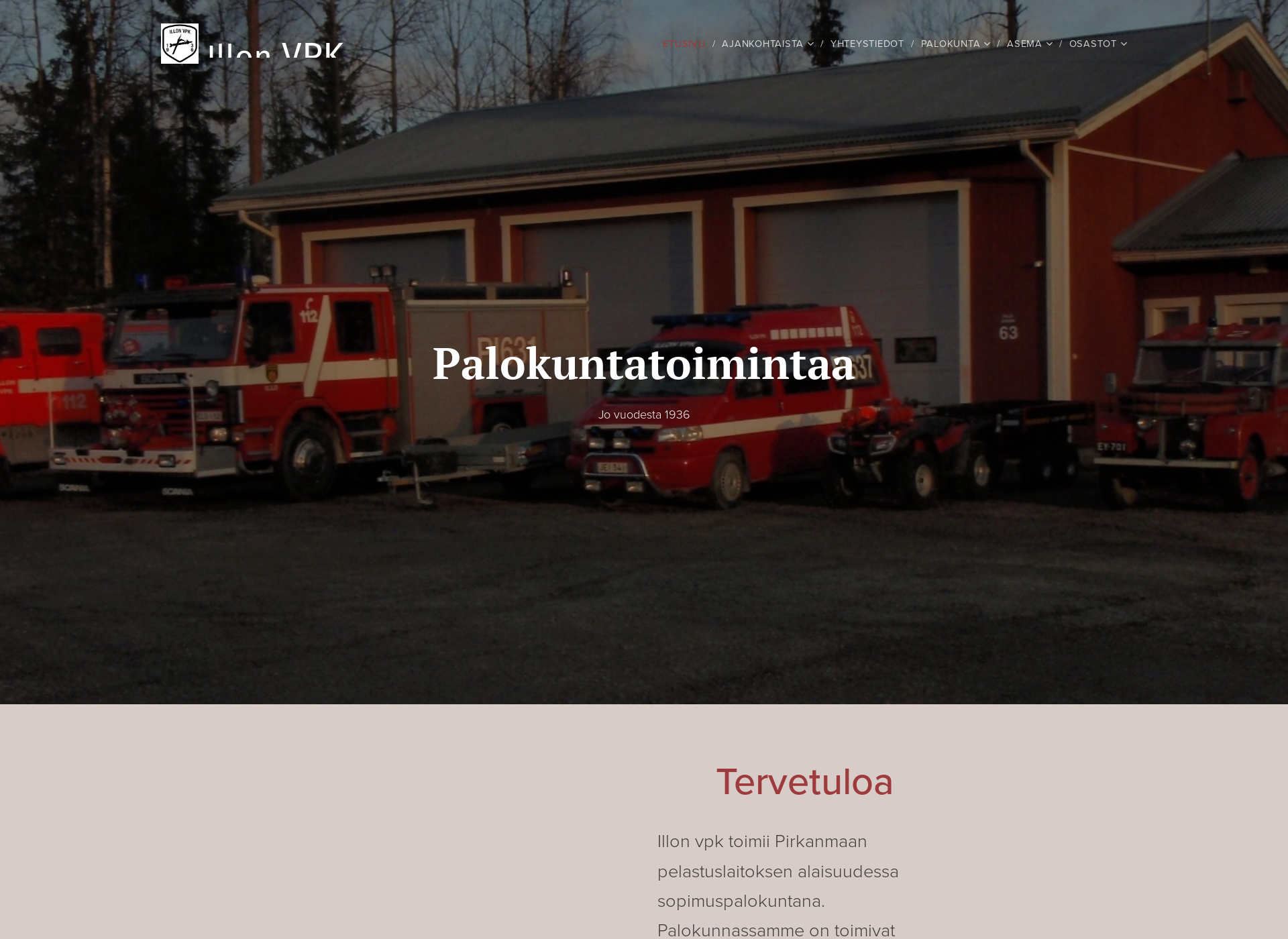 Screenshot for illonvpk.fi
