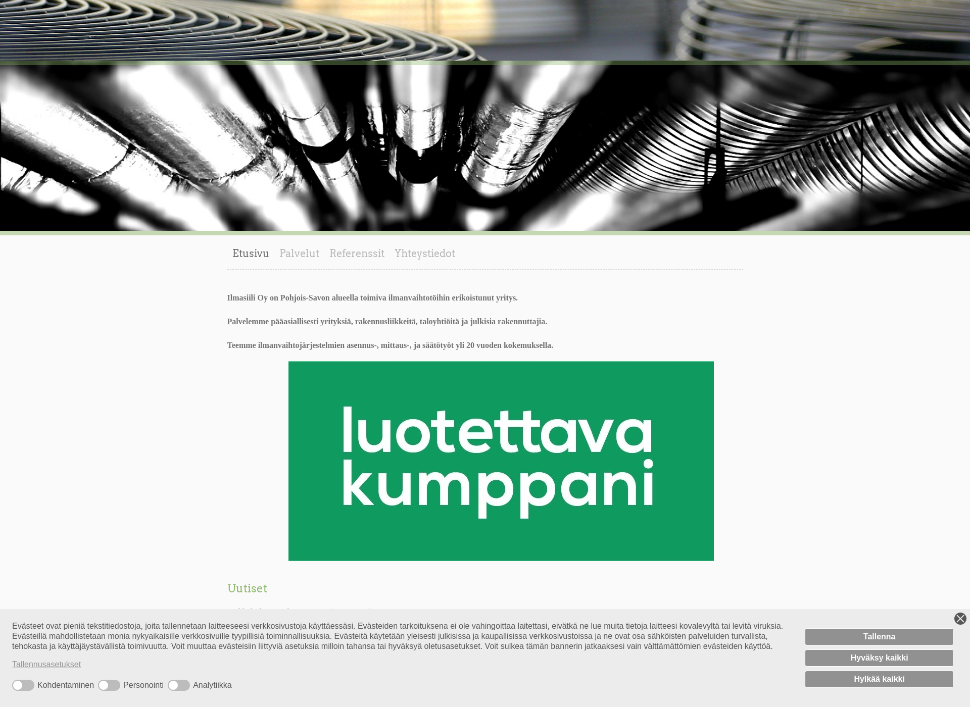 Screenshot for ilmasiili.fi