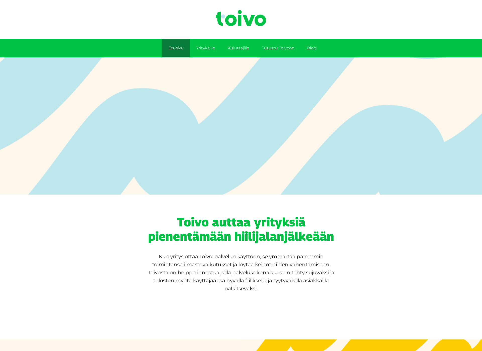 Screenshot for ilmastotoivo.fi