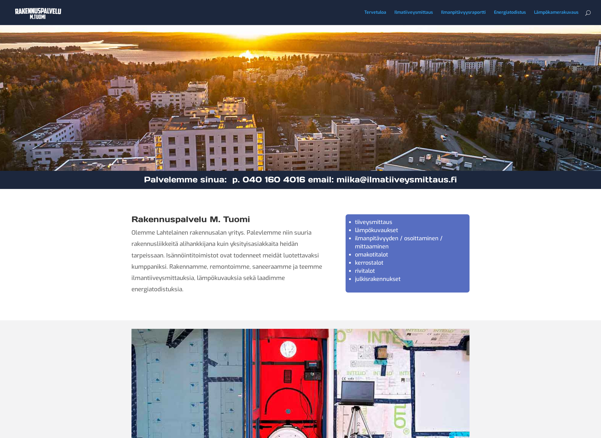 Screenshot for ilmatiiveysmittaus.fi
