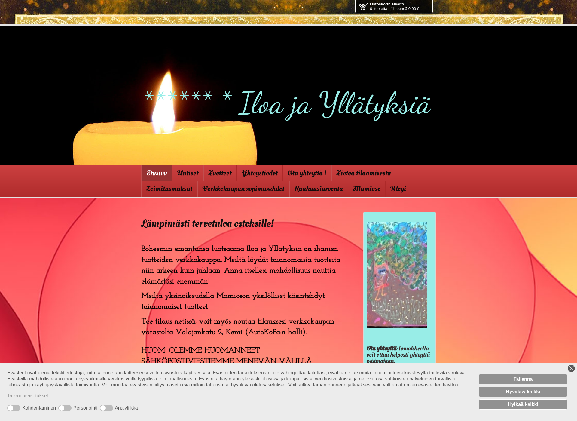 Screenshot for iloajayllatyksia.fi