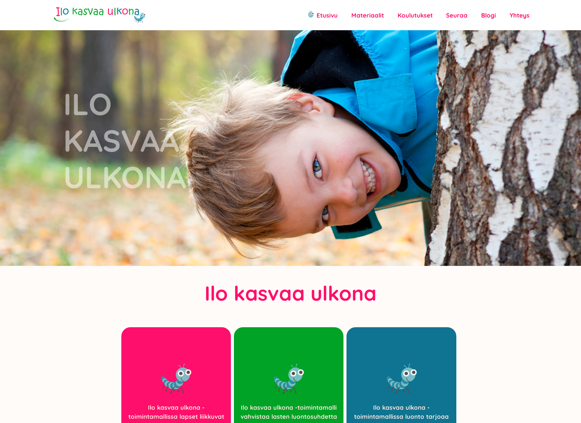 Screenshot for ilokasvaaulkona.fi