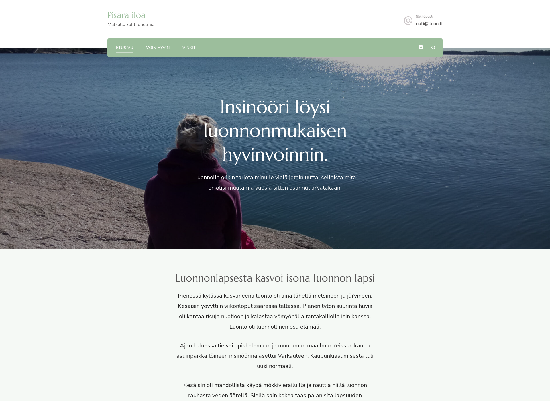 Skärmdump för iloon.fi