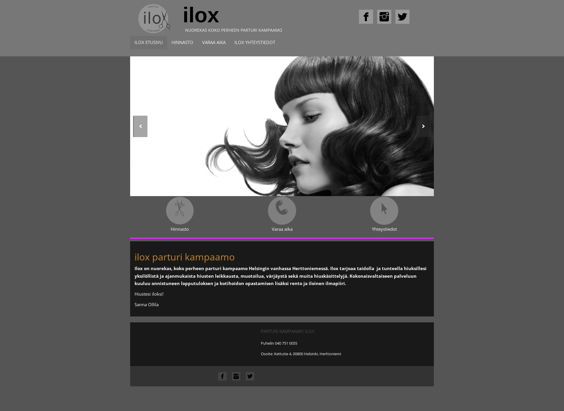 Screenshot for ilox.fi