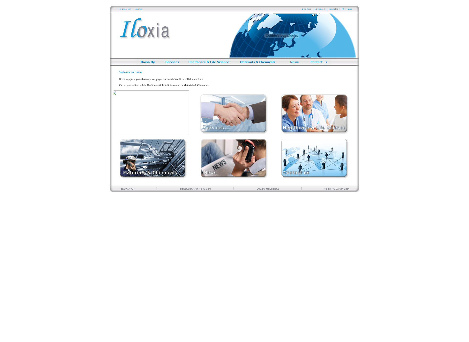 Skärmdump för iloxia.com